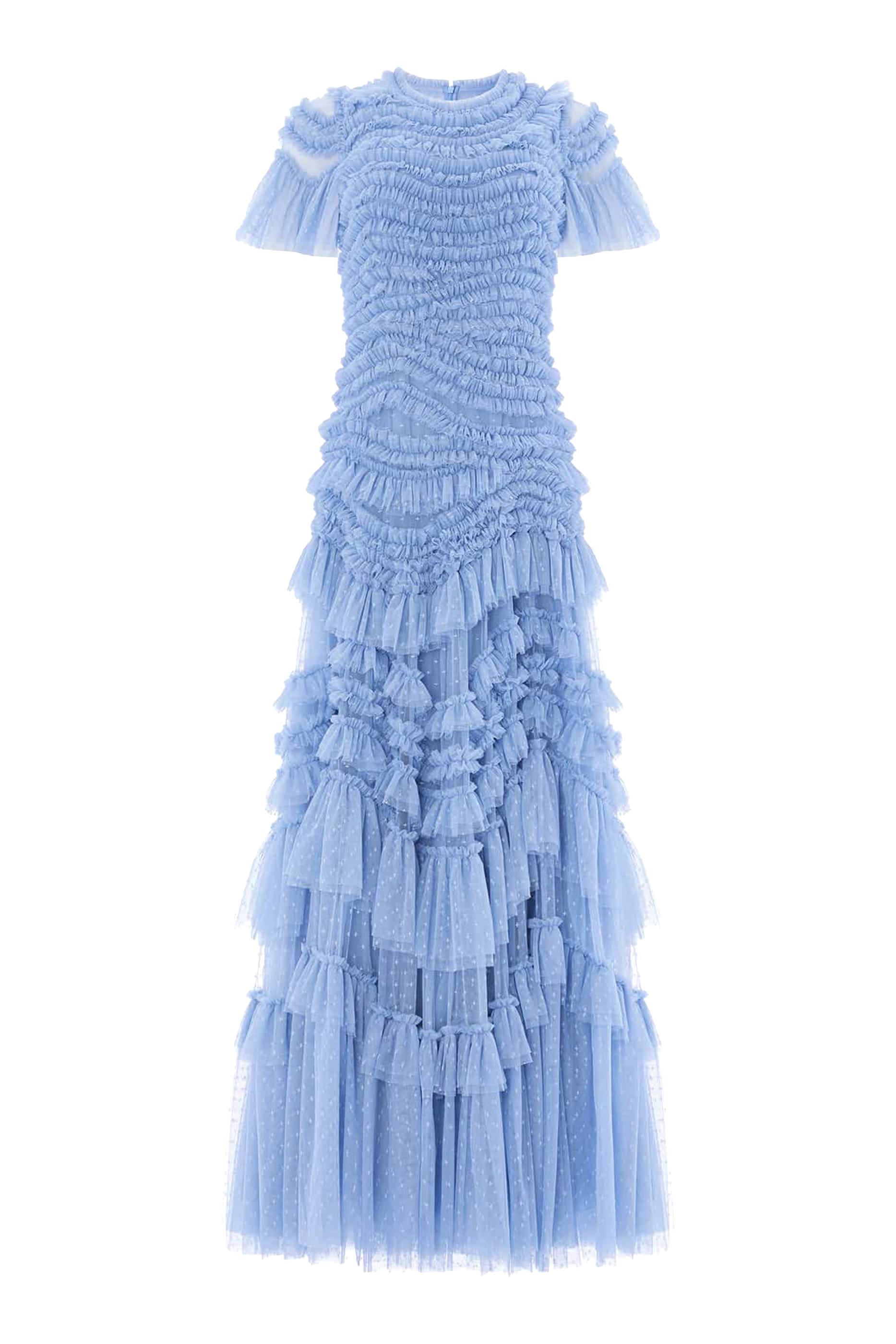 Wild Rose Ruffle Gown