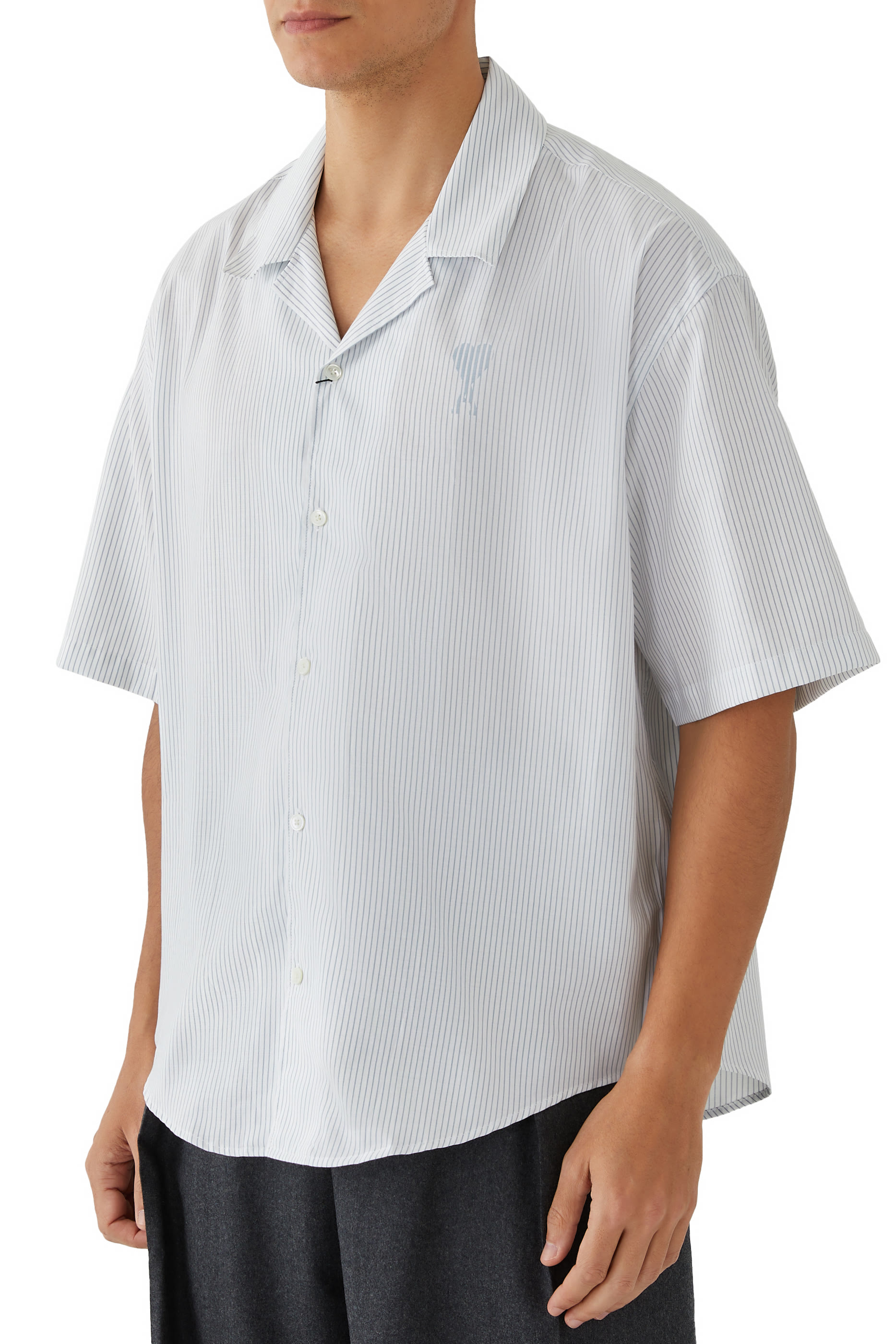 Cotton Camp Collar Shirt