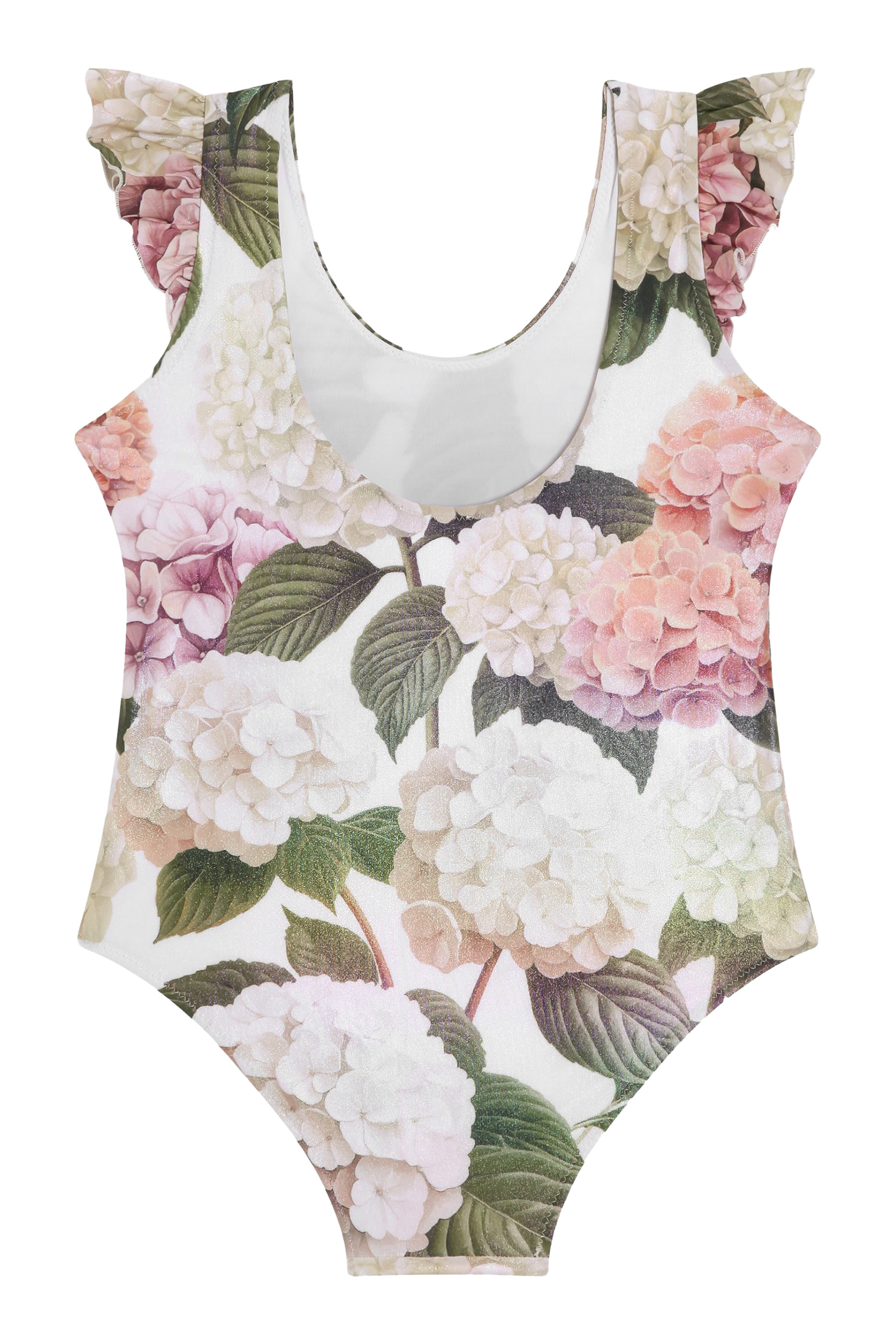 Kids Hydrangea-Print One-Piece Swimsuit