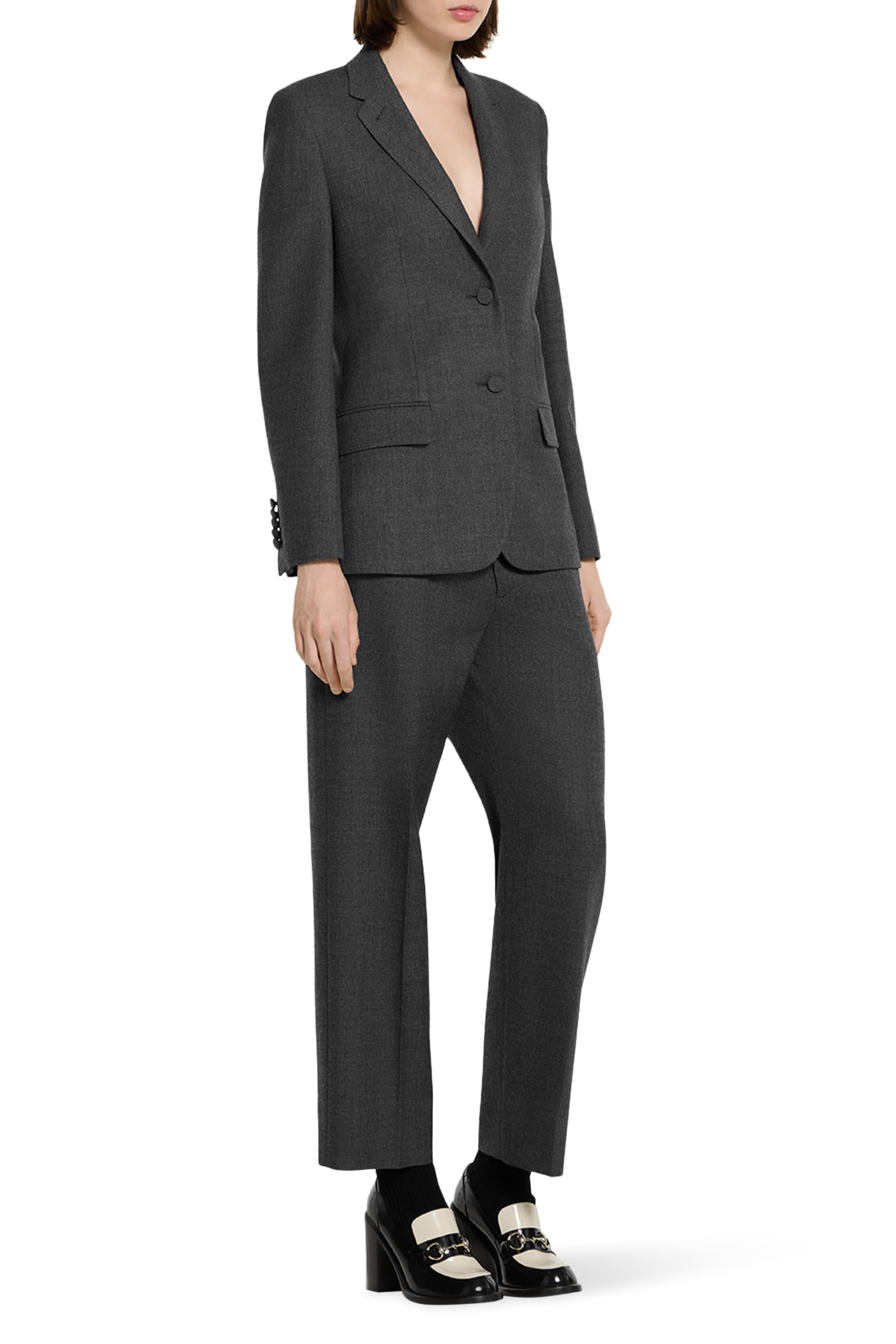 Wool Grisaille Pants 