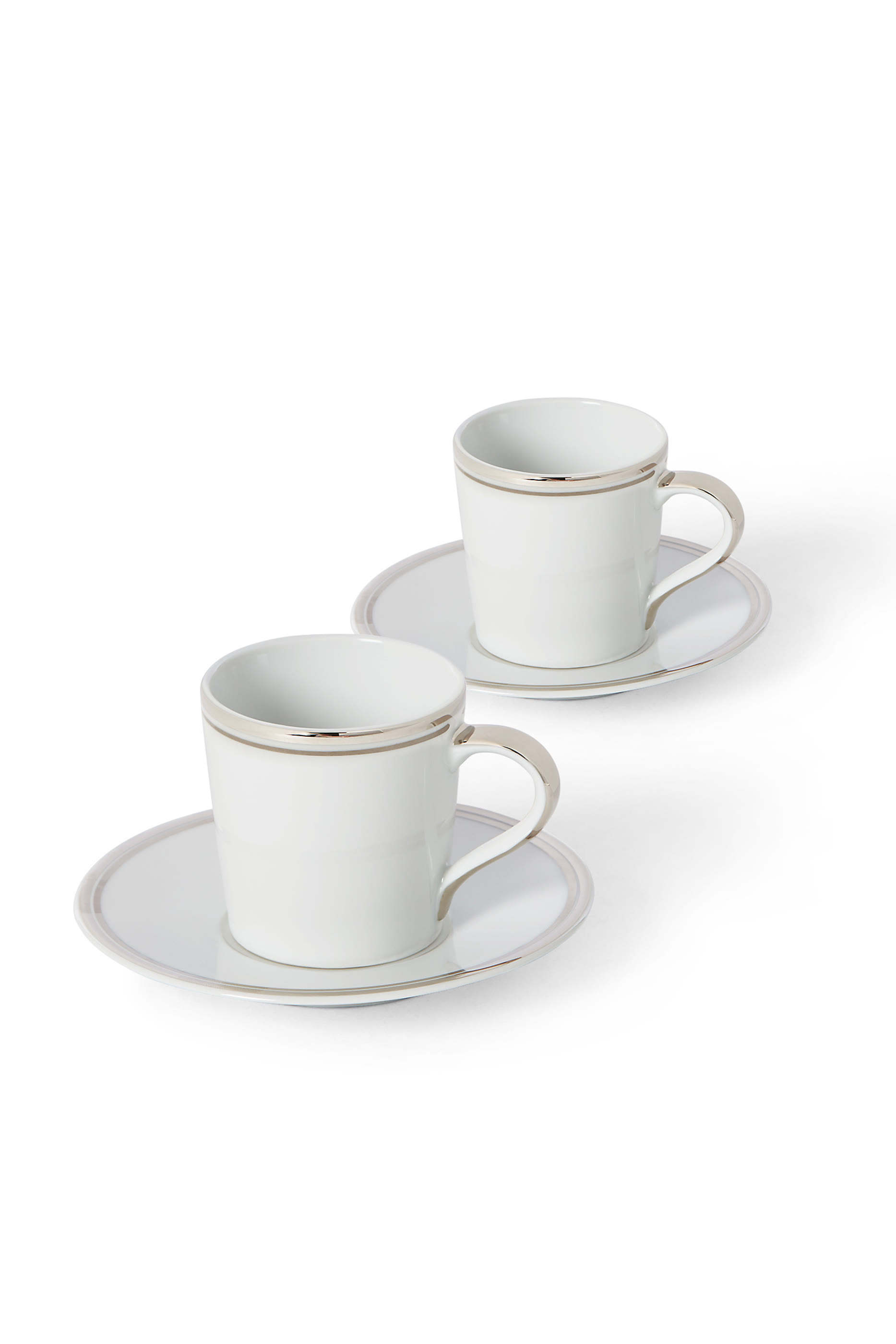 Espresso Cups and Saucer, Set of 2