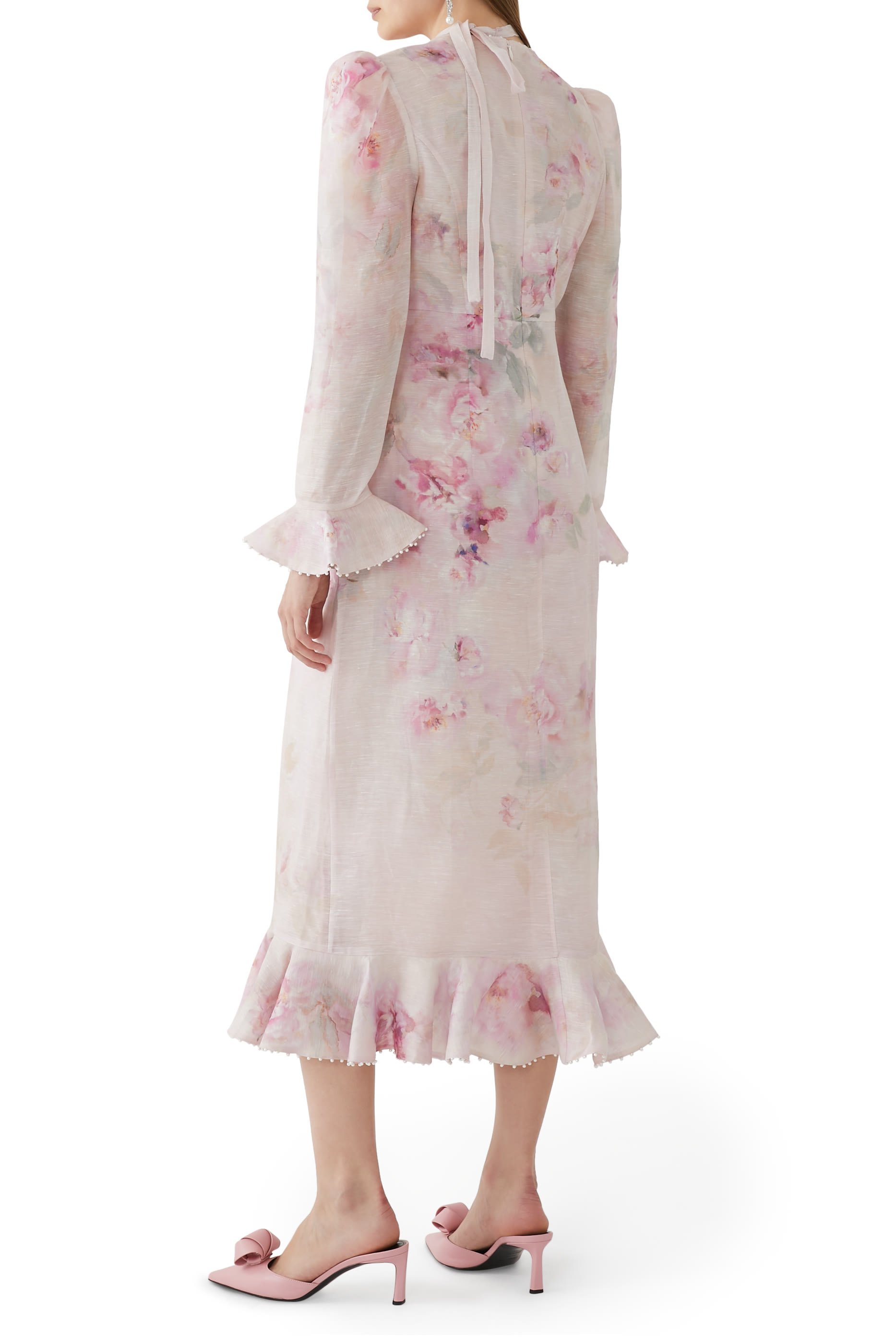 Crush Flower Midi Dress