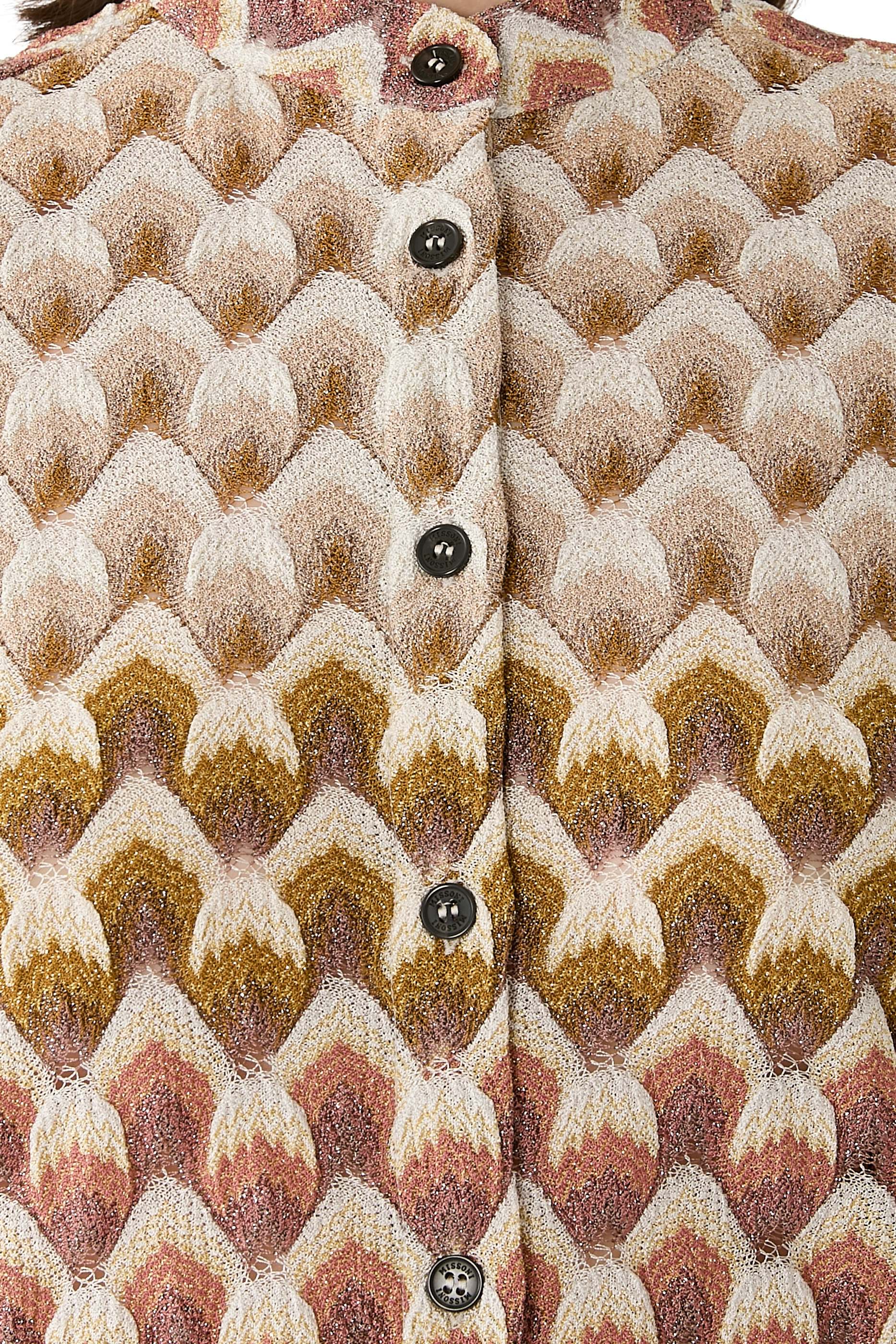 Laced Raschel Long Sleeves Shirt