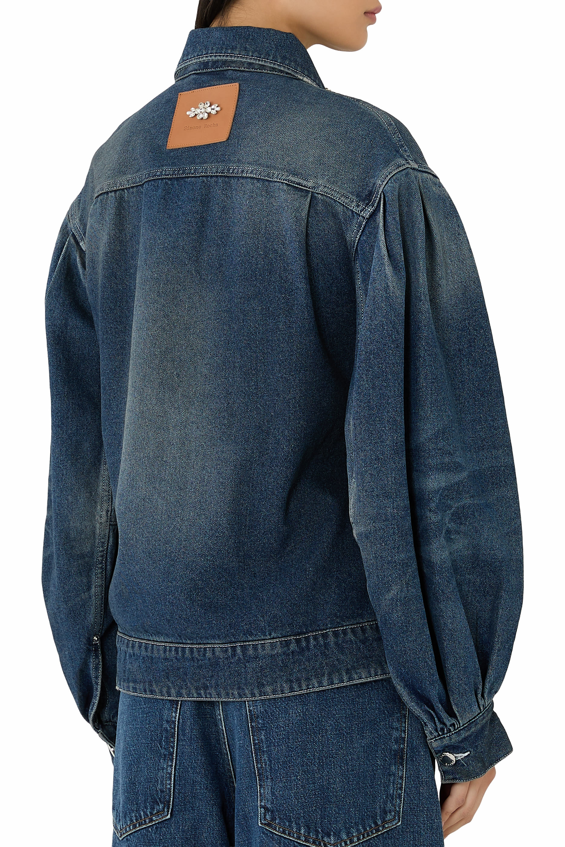 Turbo Embellished Sculpted Belt Detail Jacket