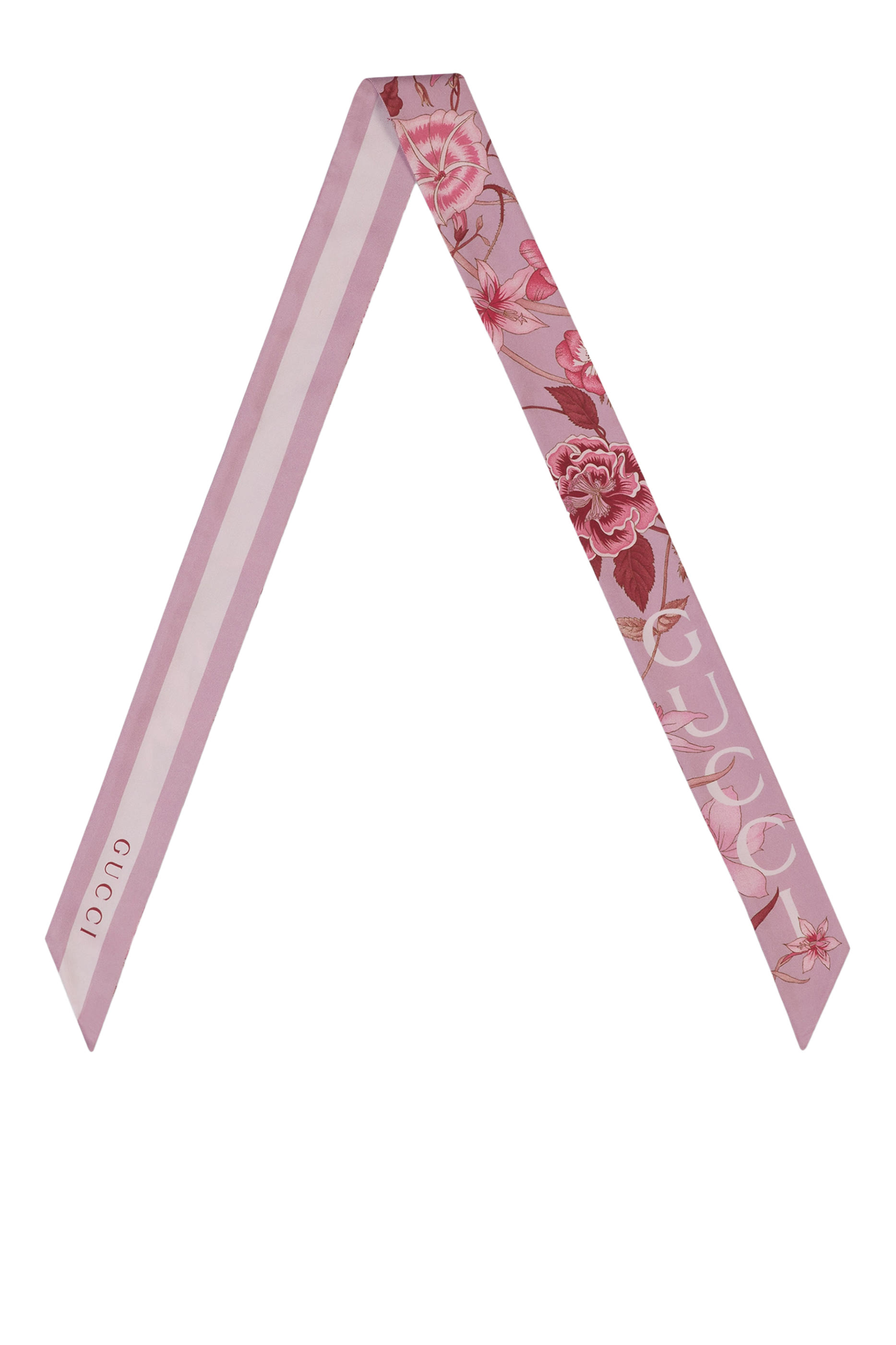 Printed Silk Neck Bow