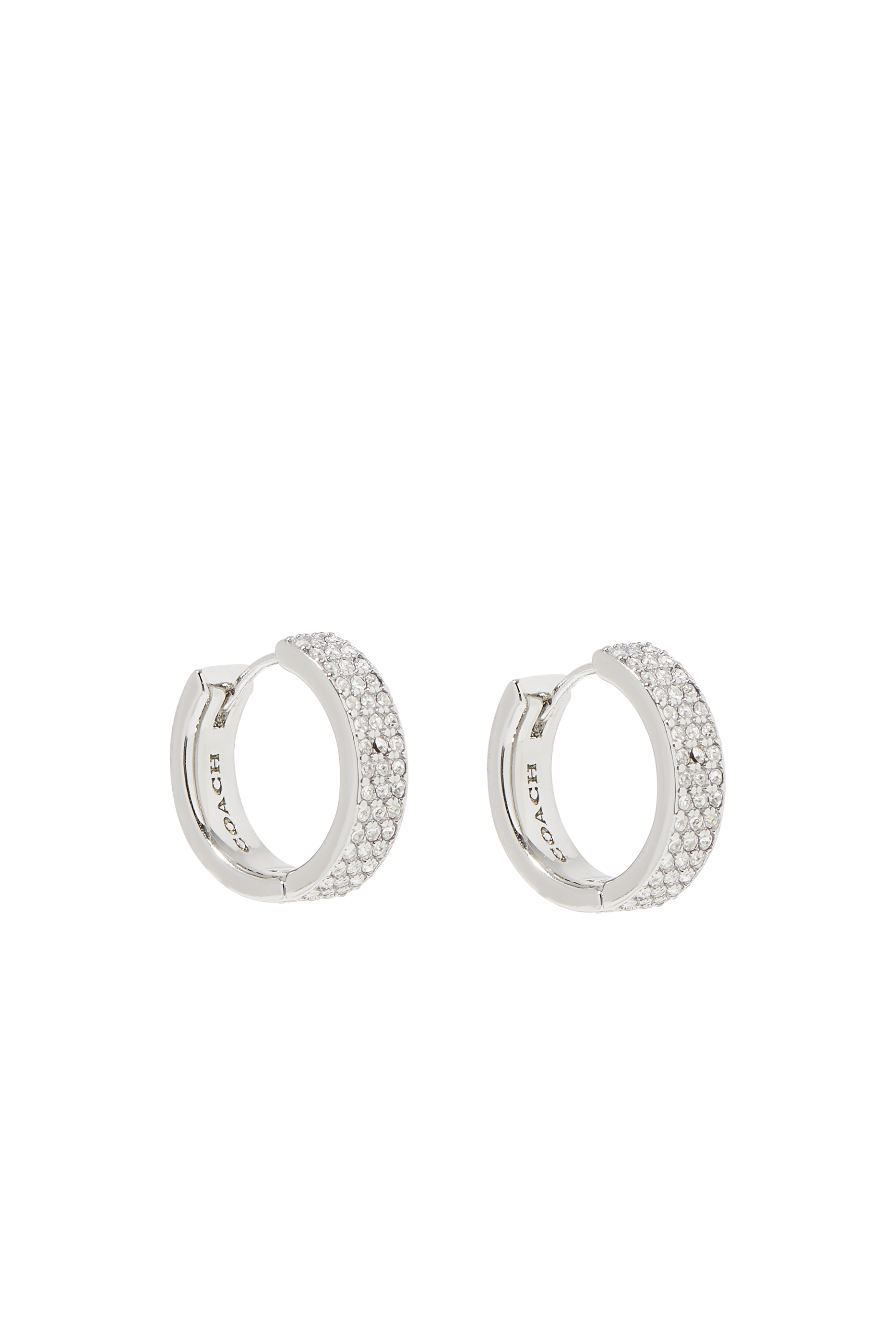 Pave Huggie Earrings