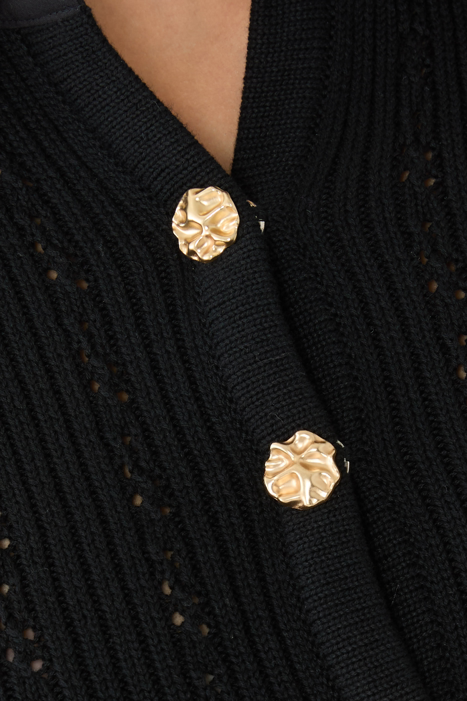 Crochet Knit Midi Dress