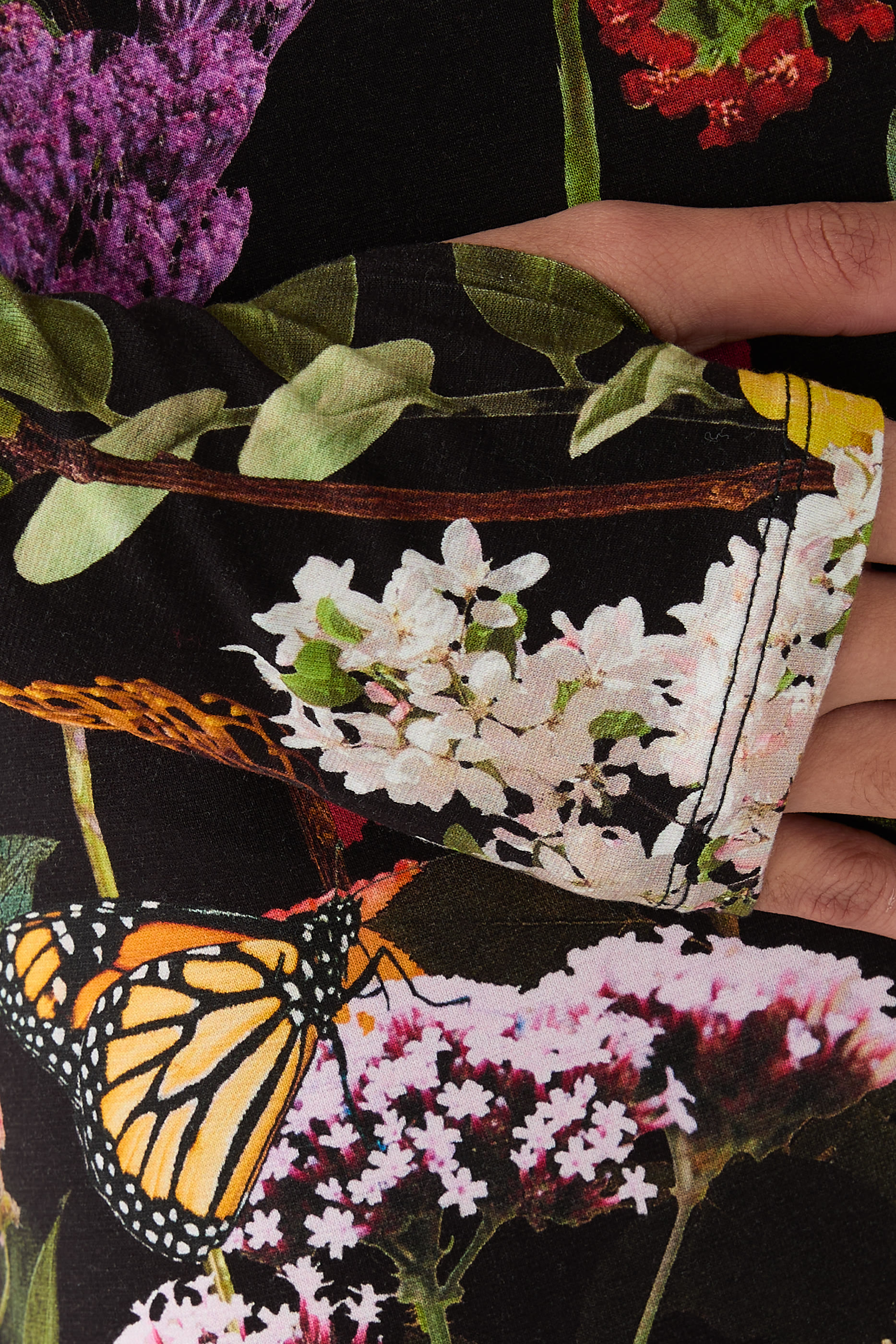 Delora Floral Print Midi Dress