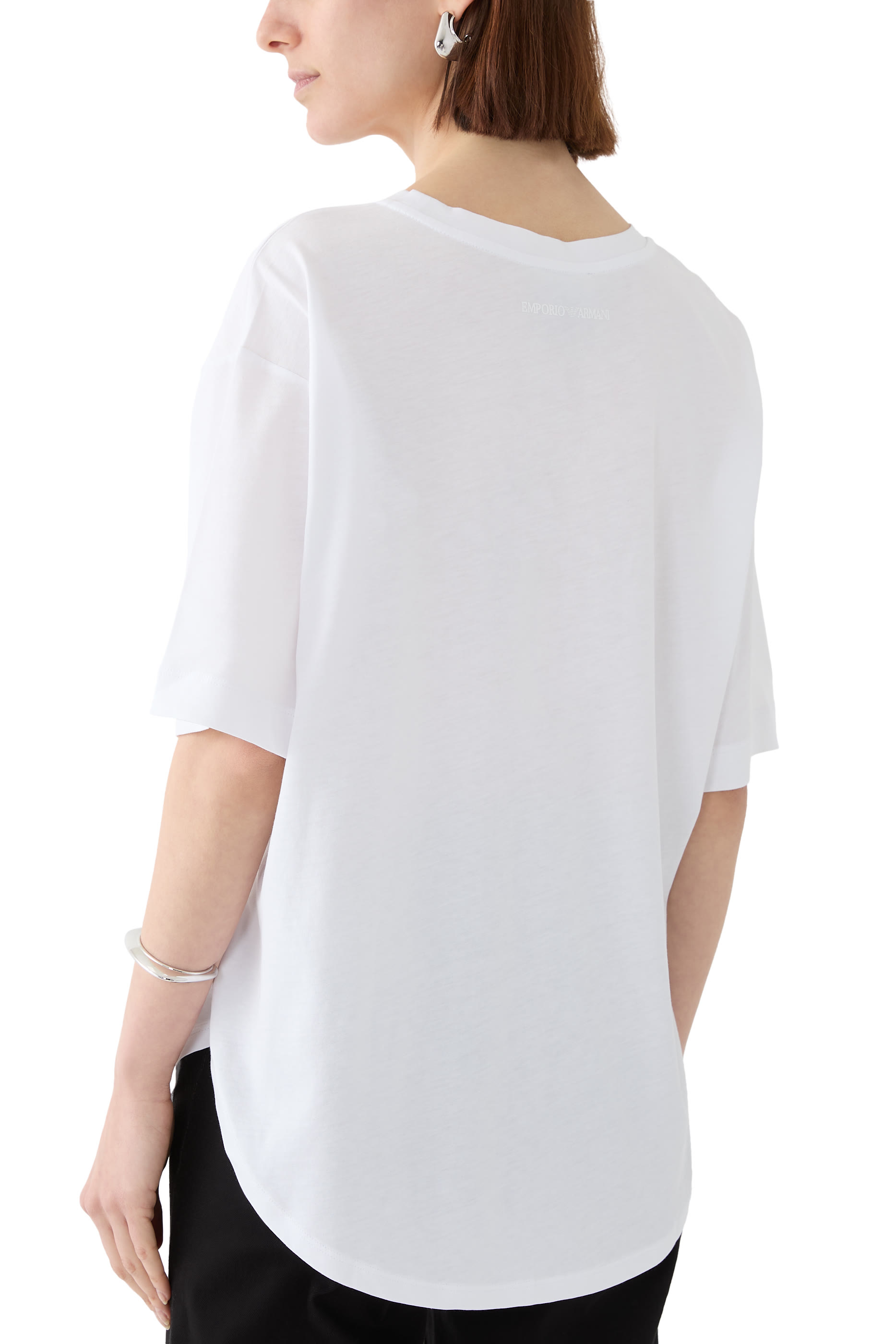 Embroidered-logo Jersey T-Shirt