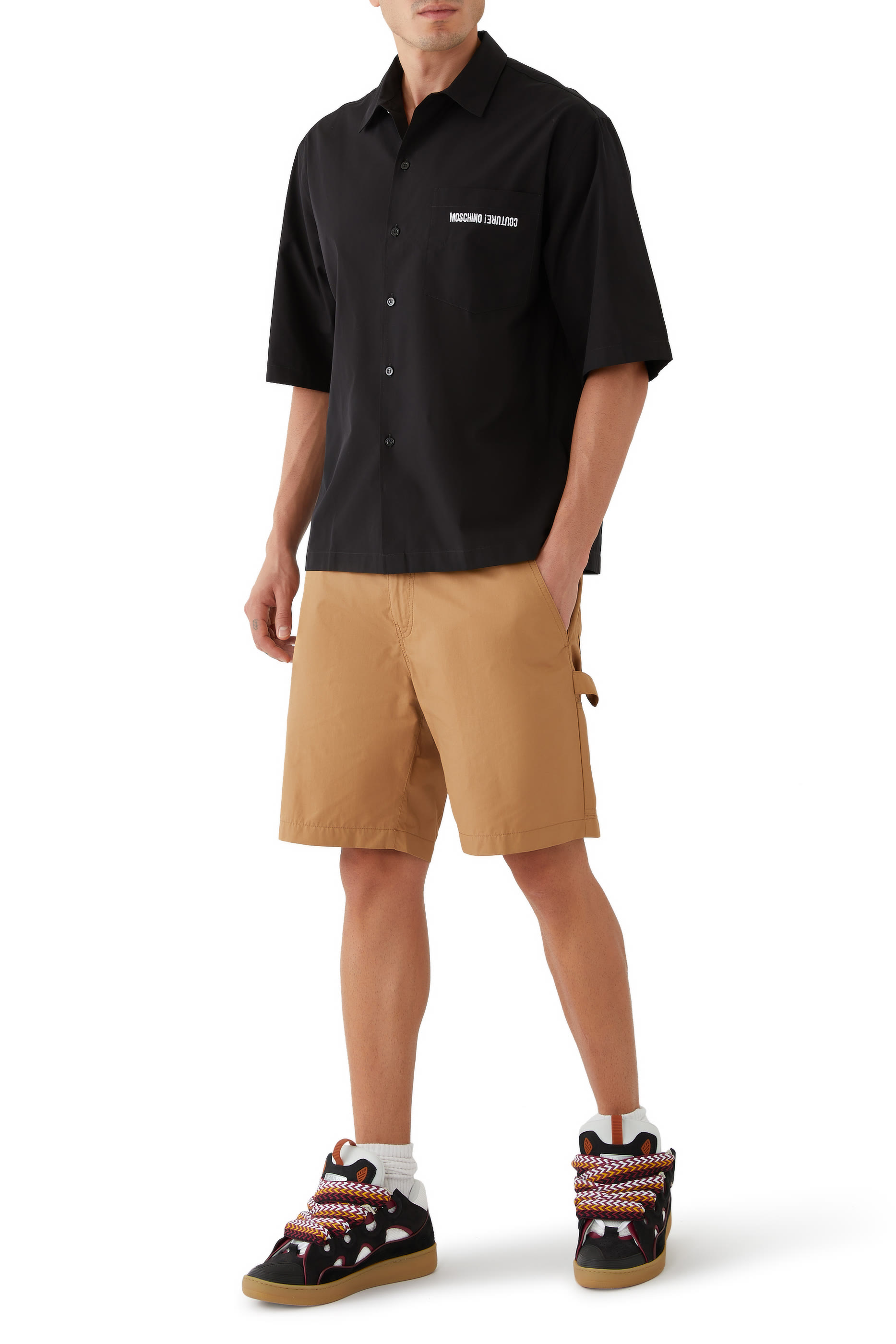 Outline Cotton Cargo Shorts