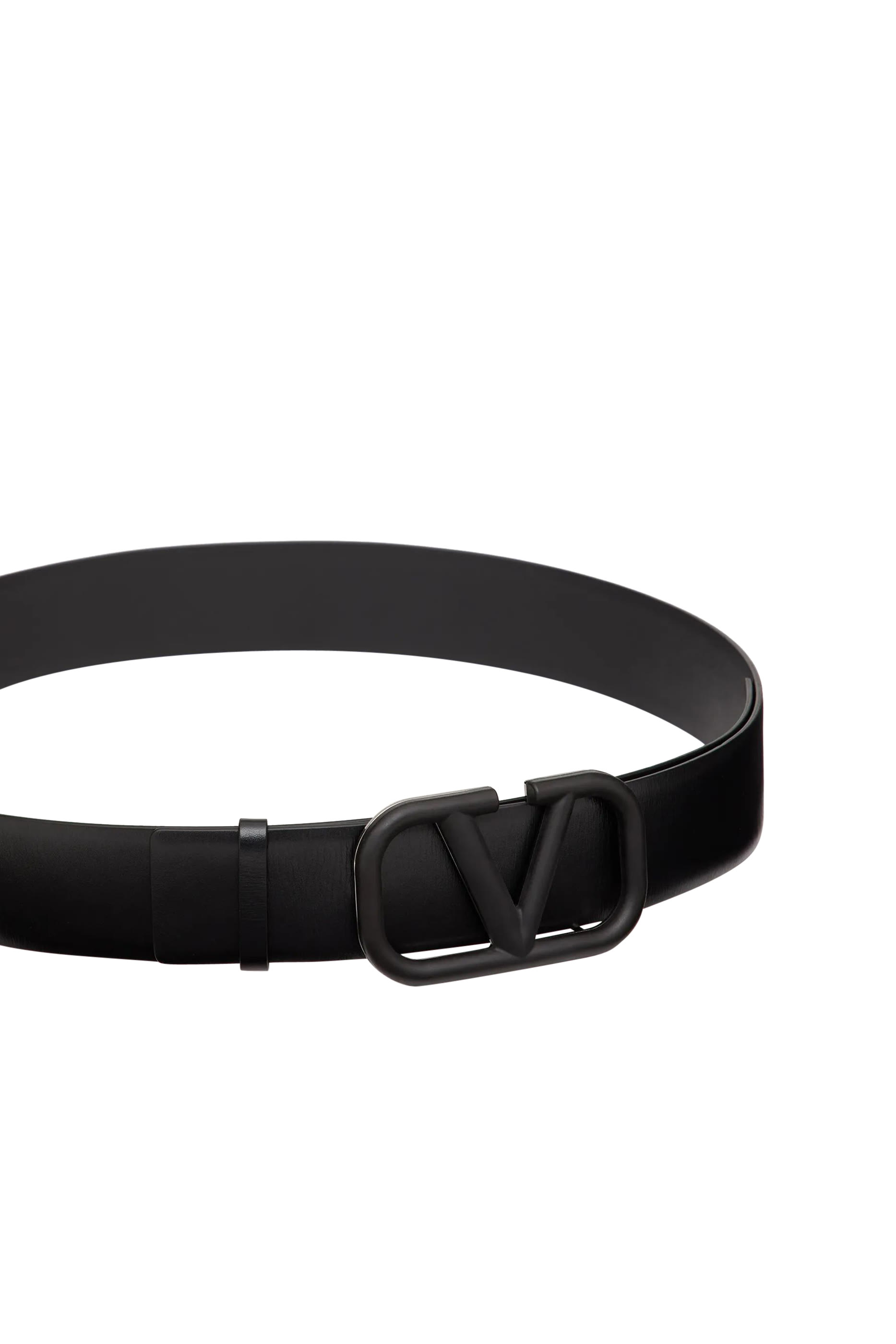 Valentino Garavani VLogo Leather Belt