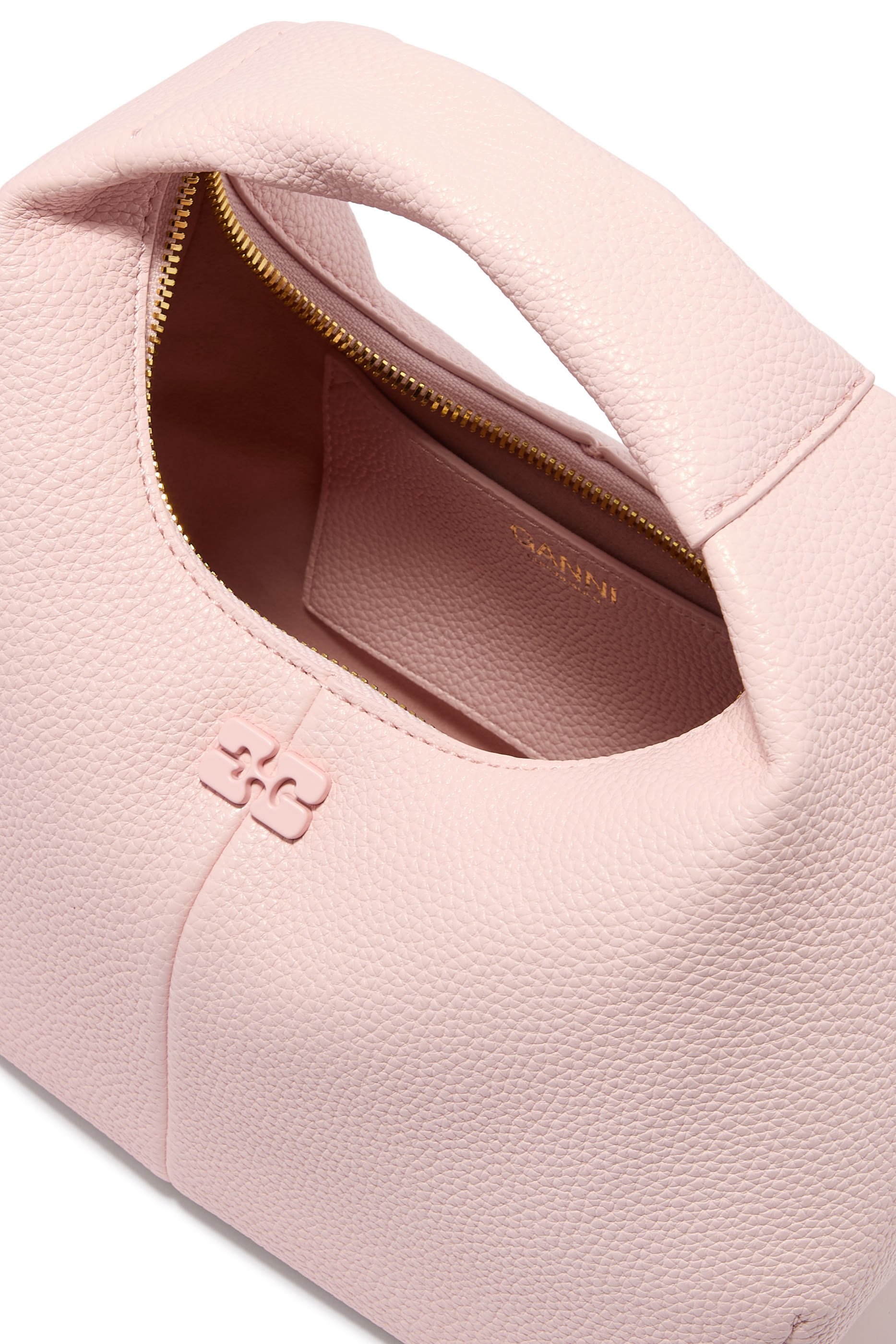 Grained Mini Hobo Bag