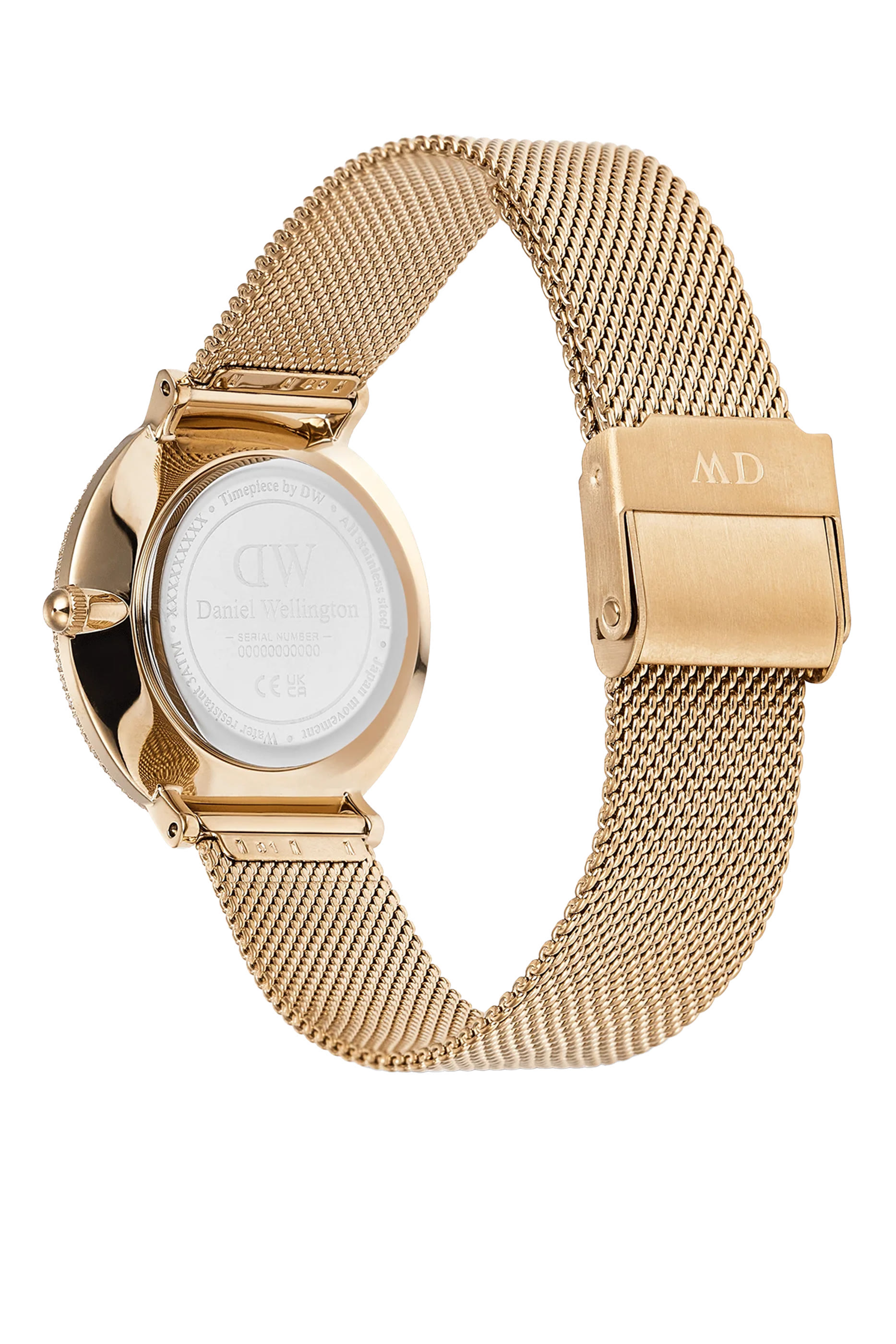 Crystalline Bezel Watch, Stainless Steel