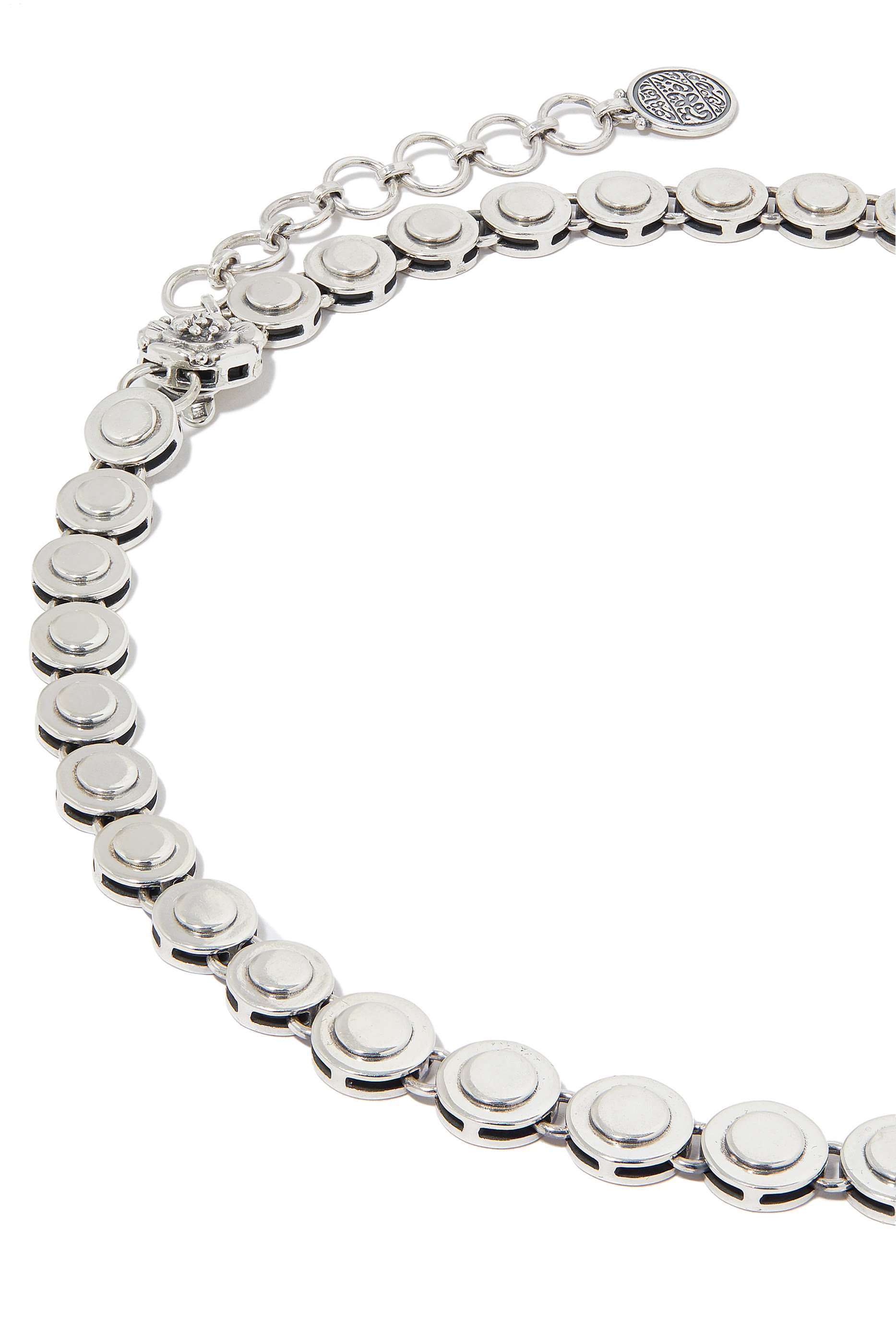 Endearment Necklace, 18k Yellow Gold & Sterling Silver