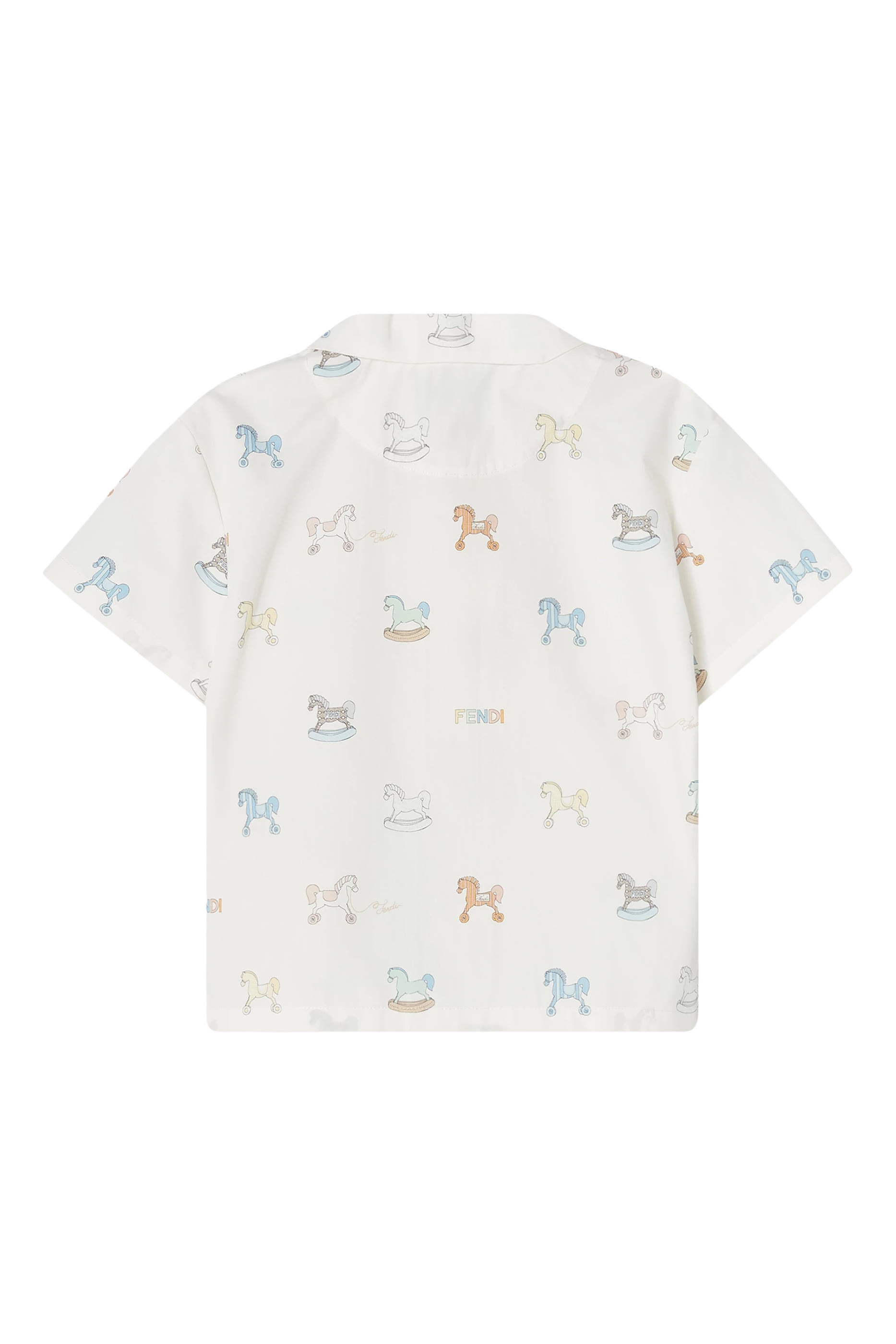 Kids All-Over Horses Print Shirt
