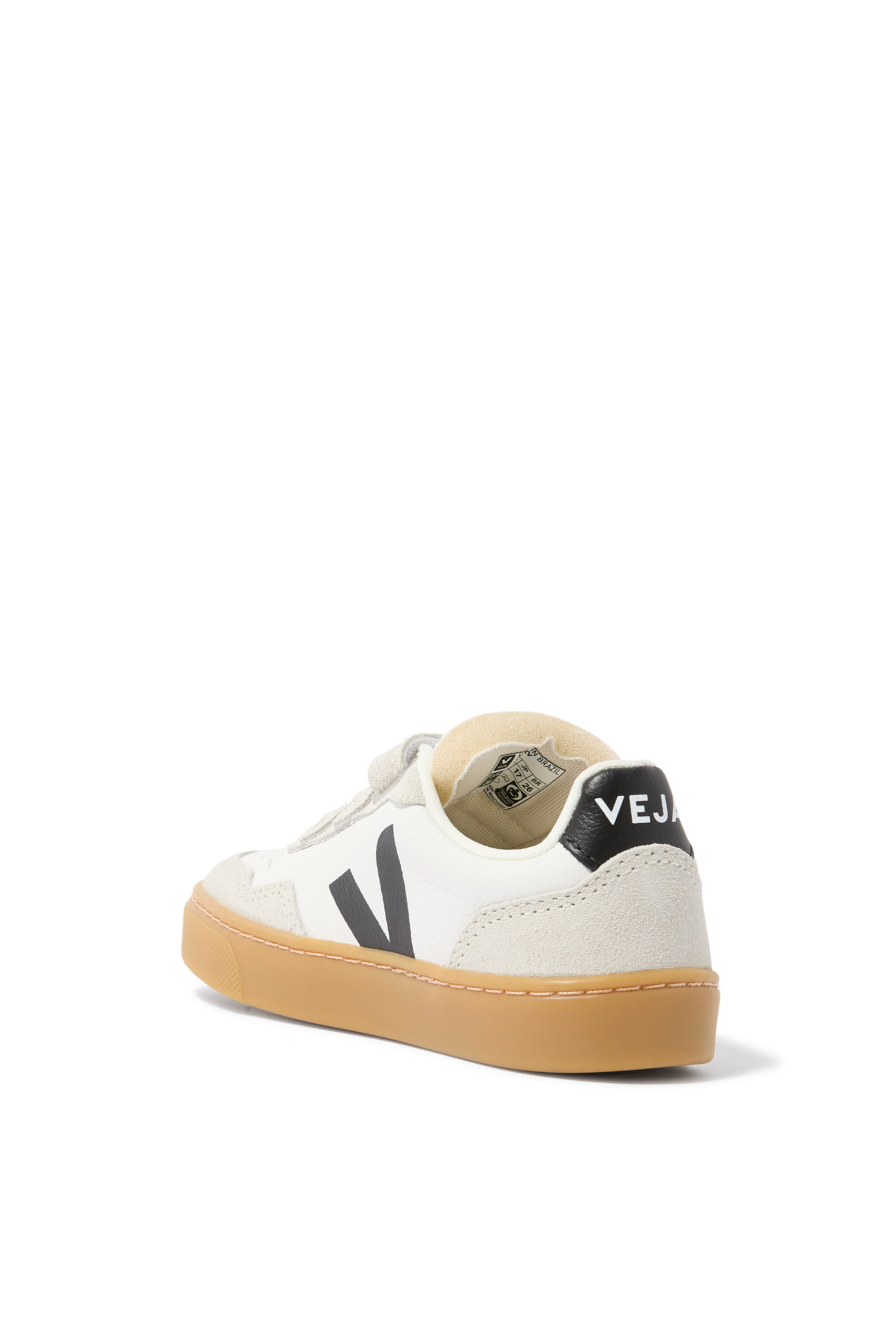 Kids V-90 Leather Sneakers