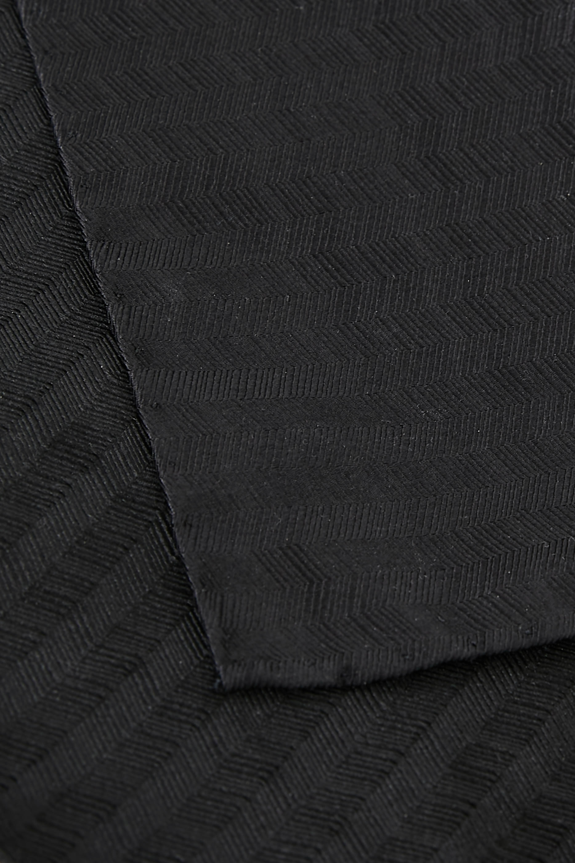 Pure Silk Pocket Square with Jacquard Micro-Motif