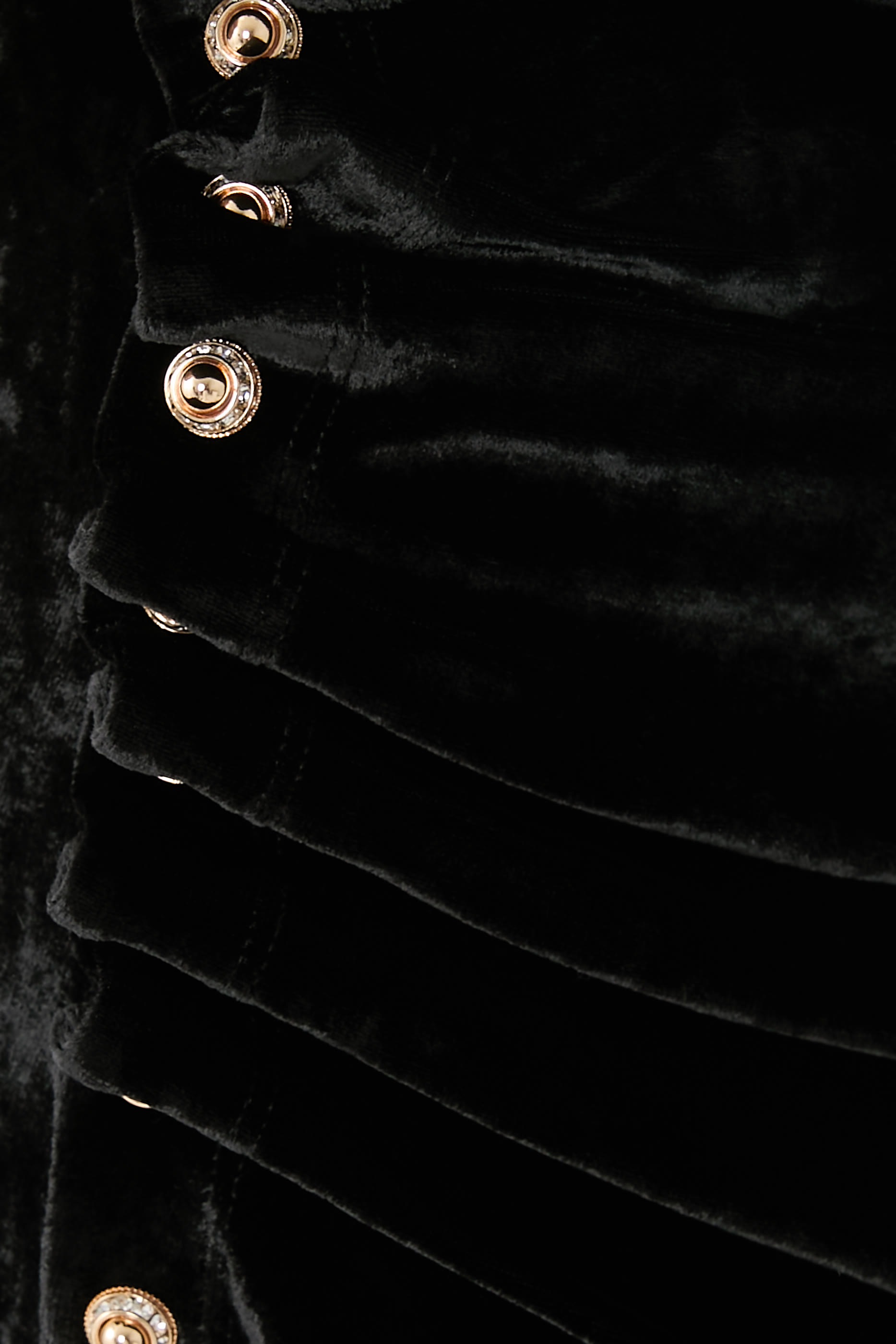 Long Draped Skirt in Velvet