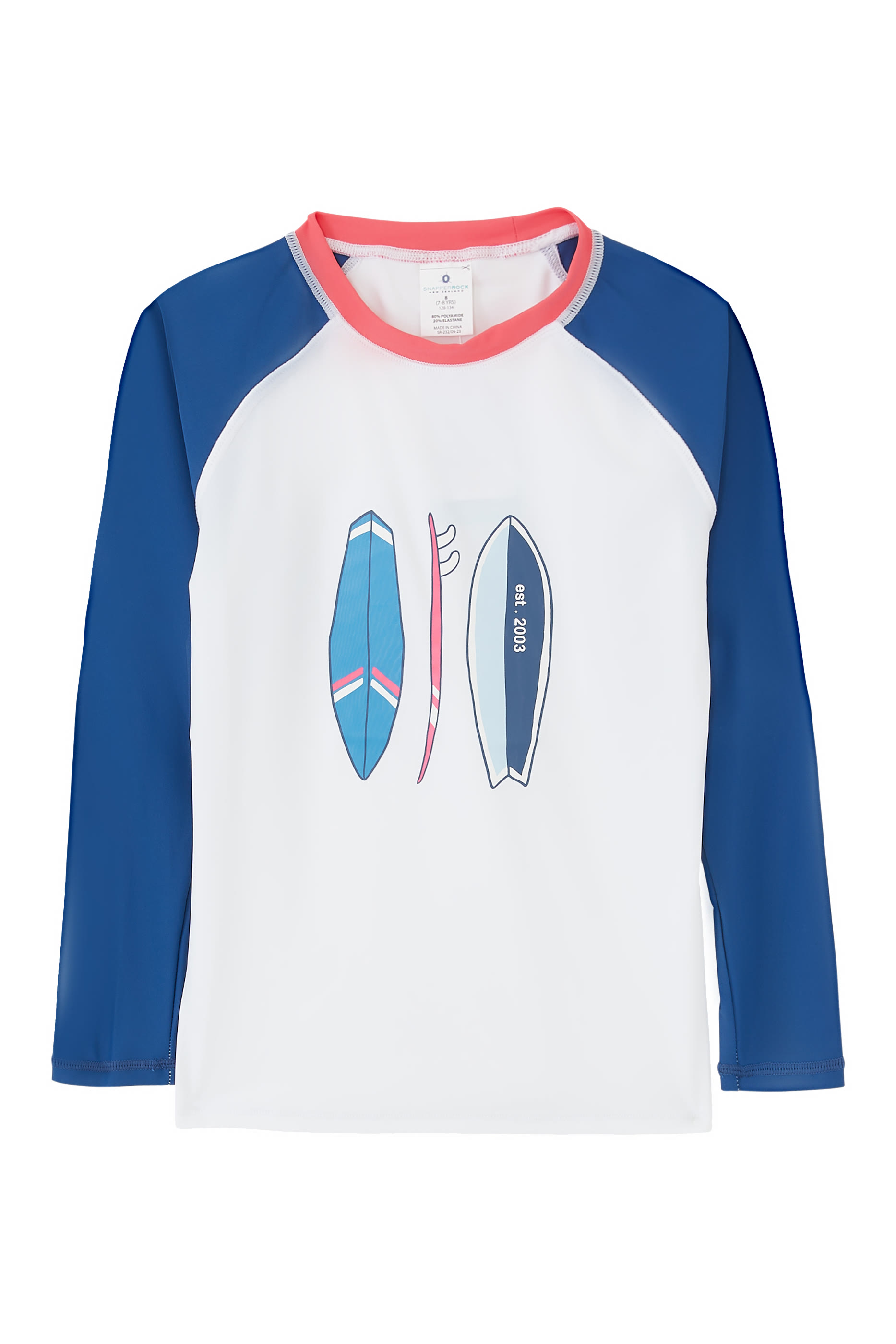 Kids Rock The Board Long Sleeve Rash Top