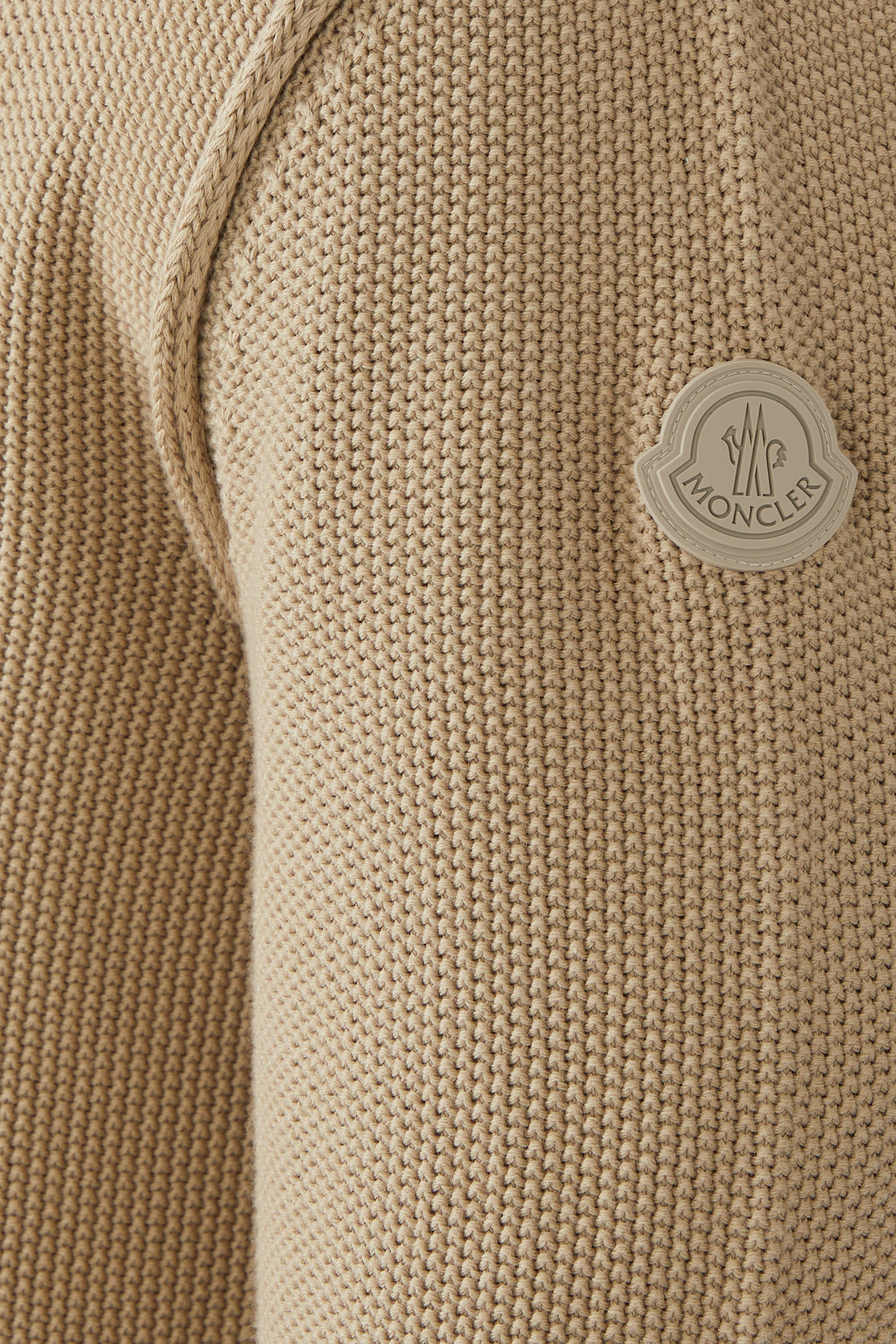 Logo Cotton Yarn Crewneck Sweatshirt