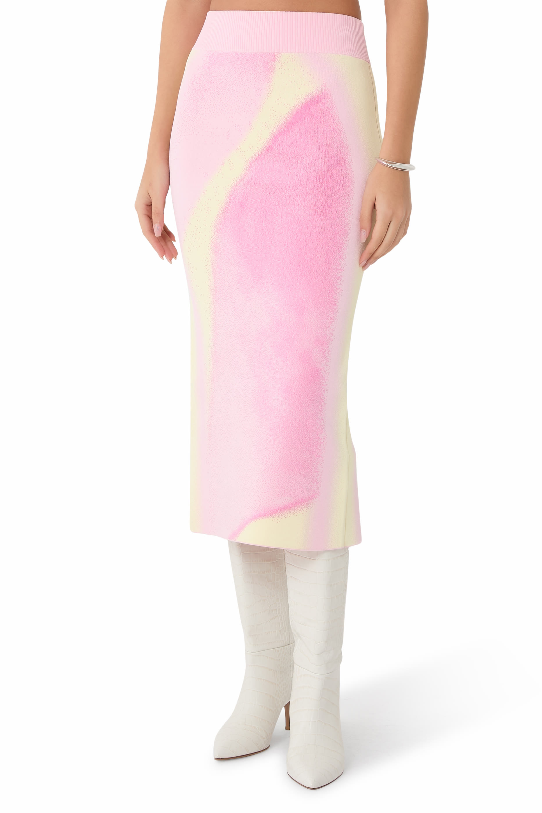 Sophie Cherry Print Midi Skirt