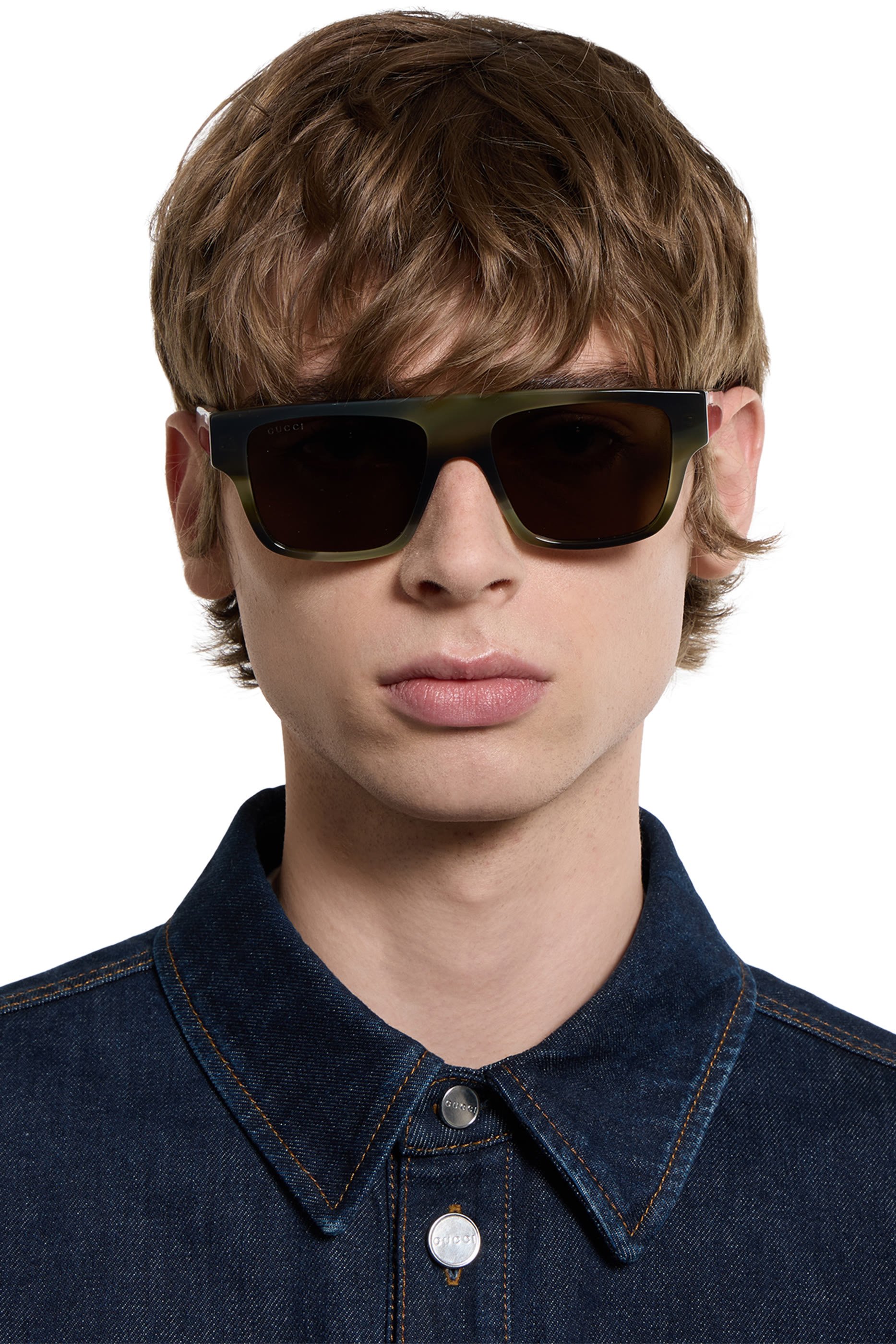 GG1960S Rectangular Frame Sunglasses