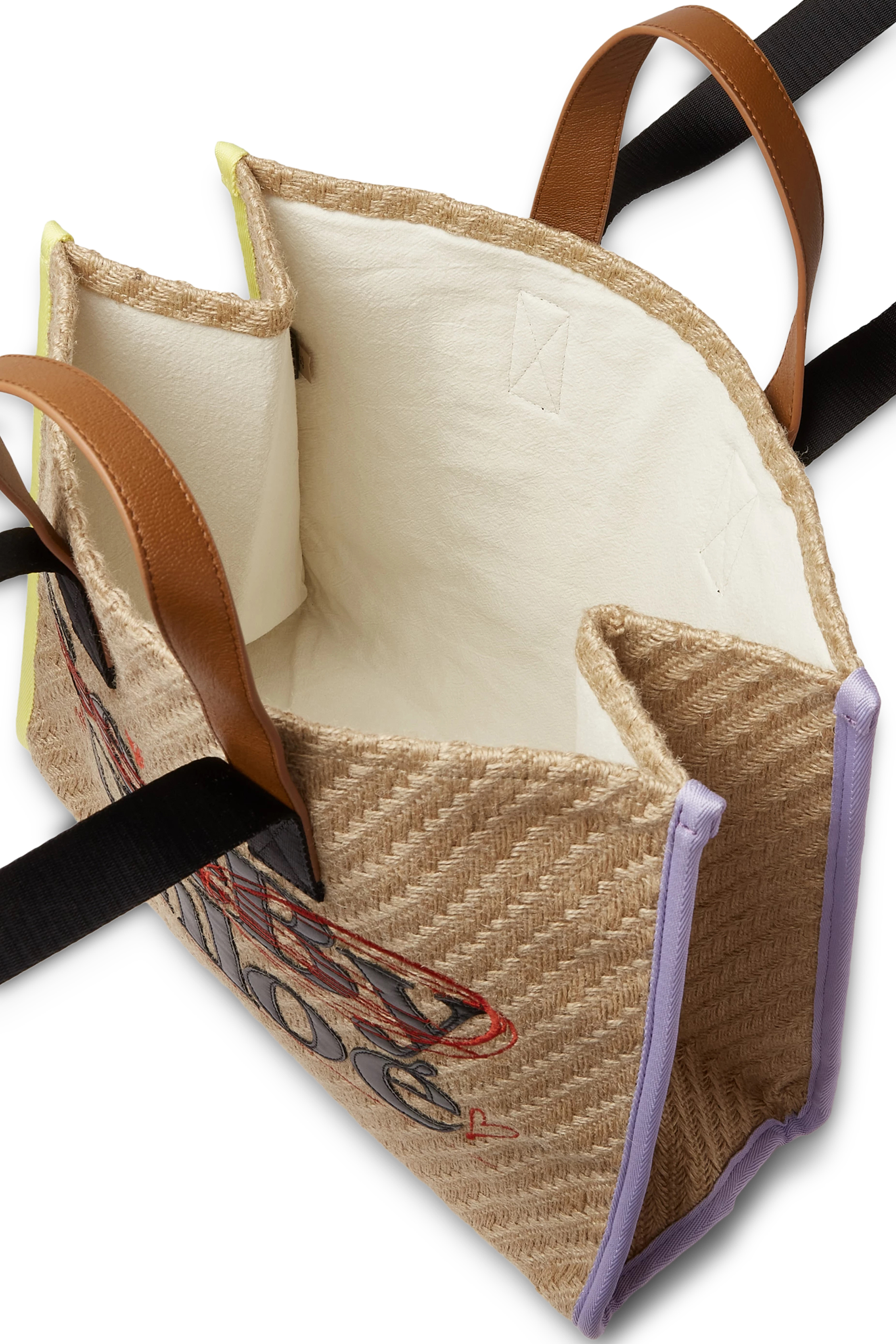 See By Bye Straw Tote Bag