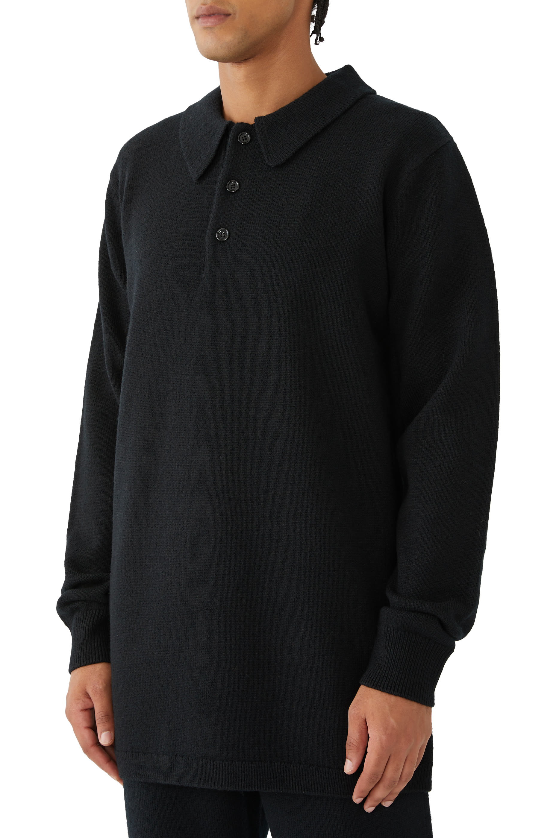 Muriel Wool Polo Sweater