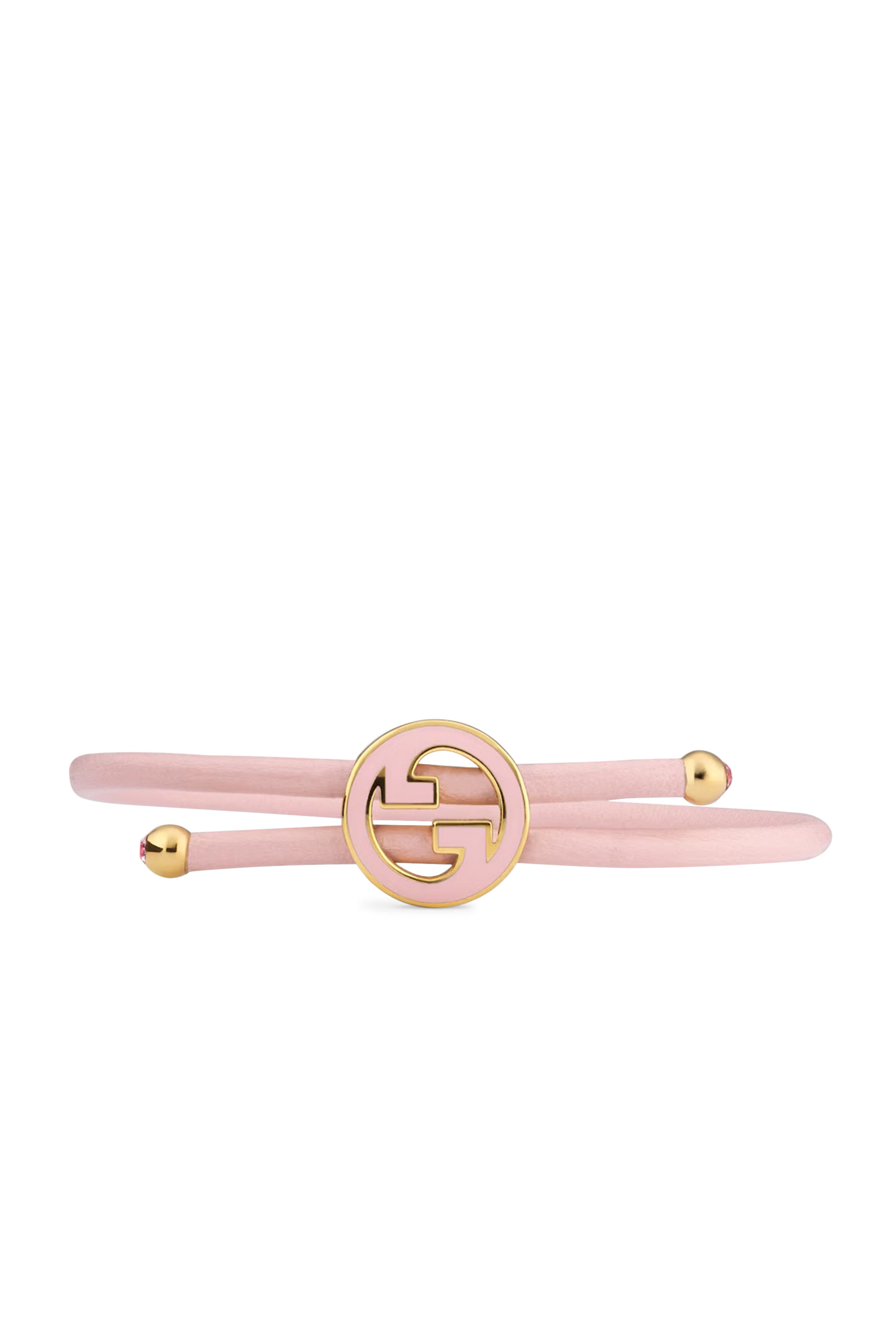 Enamel Round Interlocking G Bracelet