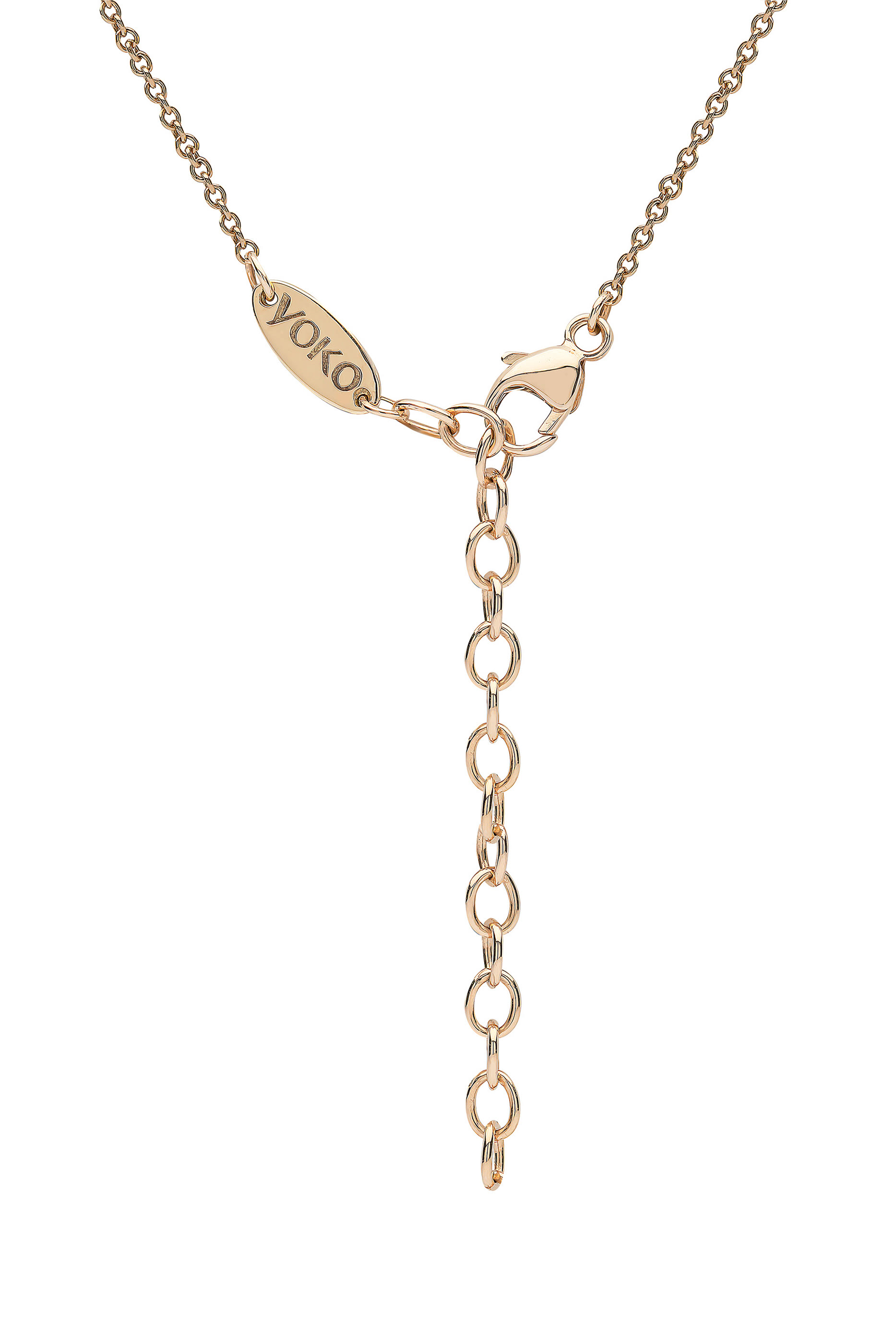 Classic Necklace, 18K Yellow Gold, Diamond & Pearl