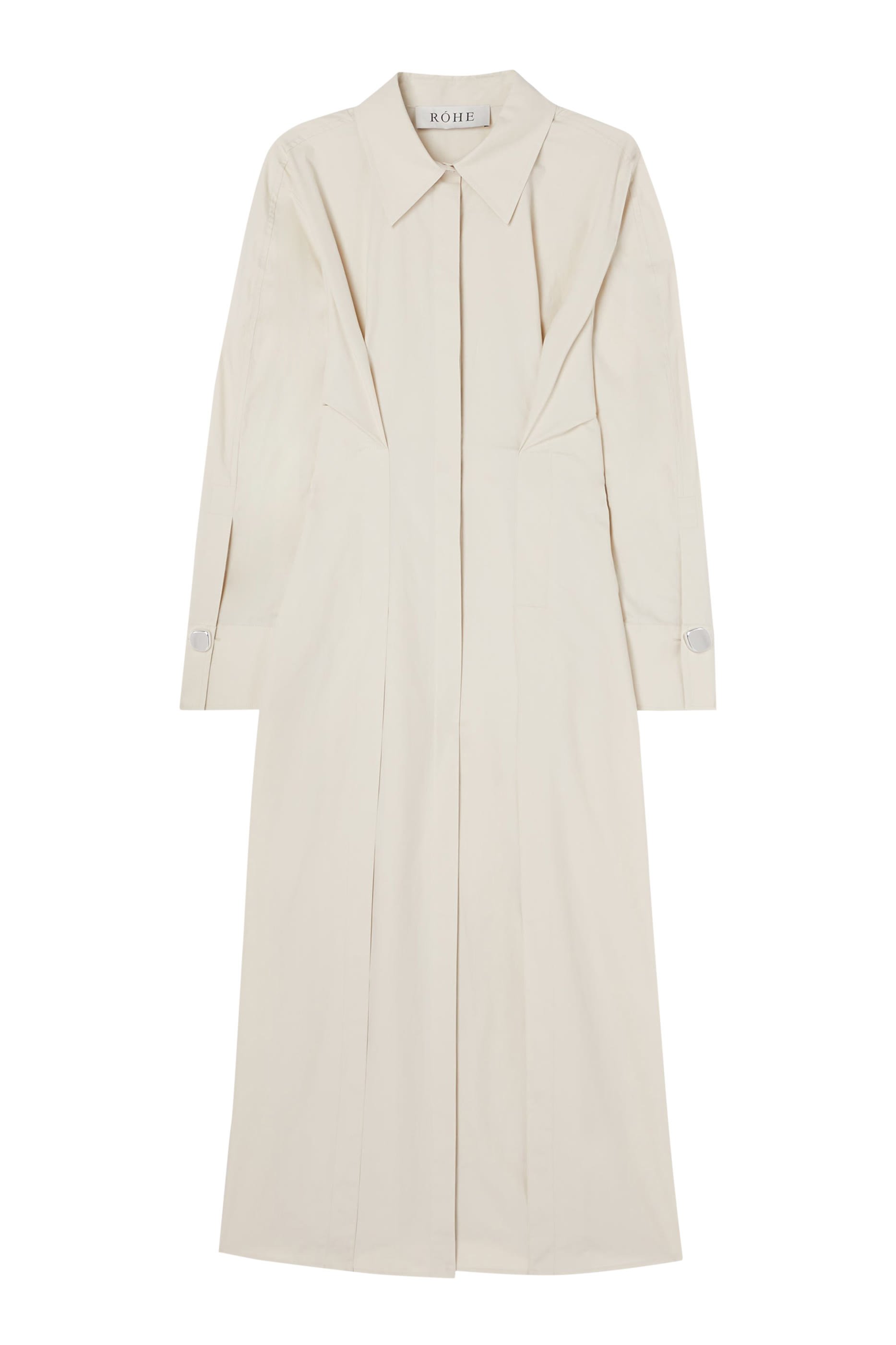 Waisted Poplin Dress