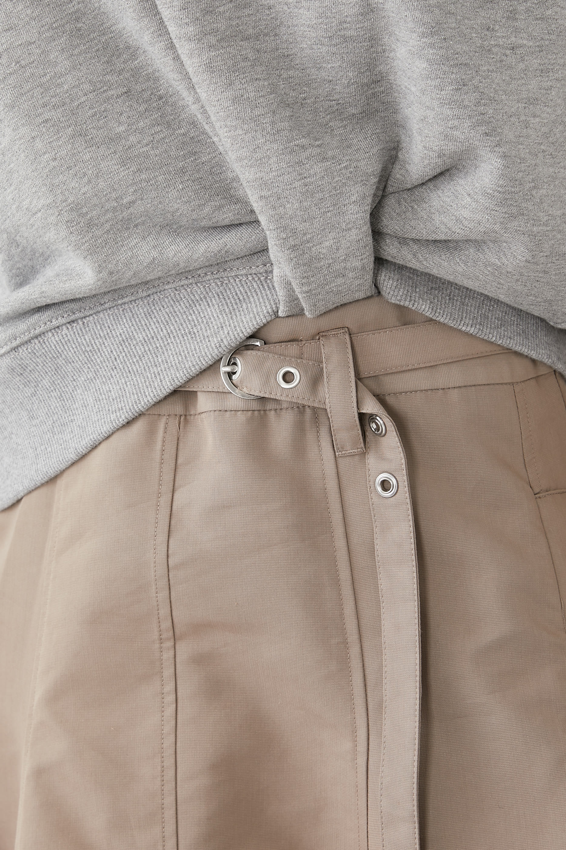 Hoodie Dress with Flounce Skirt