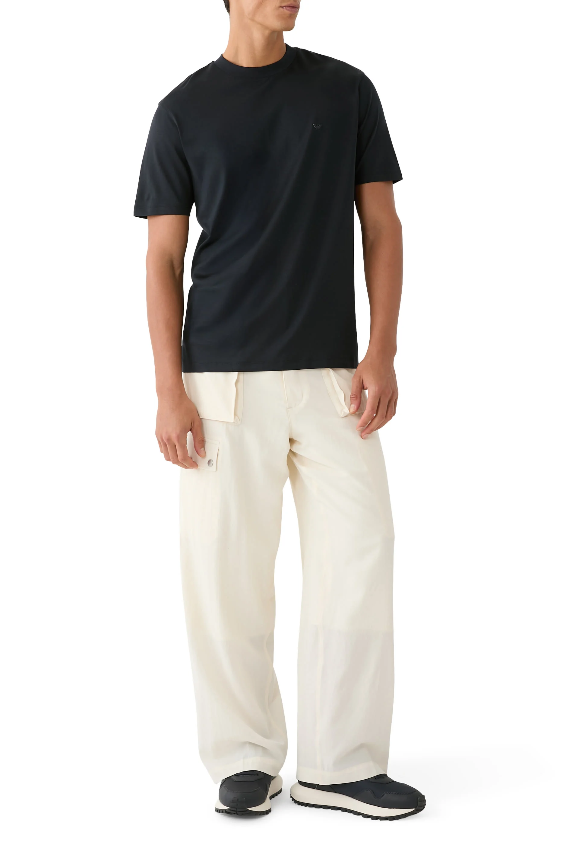 Micro Metal Logo Sneakers