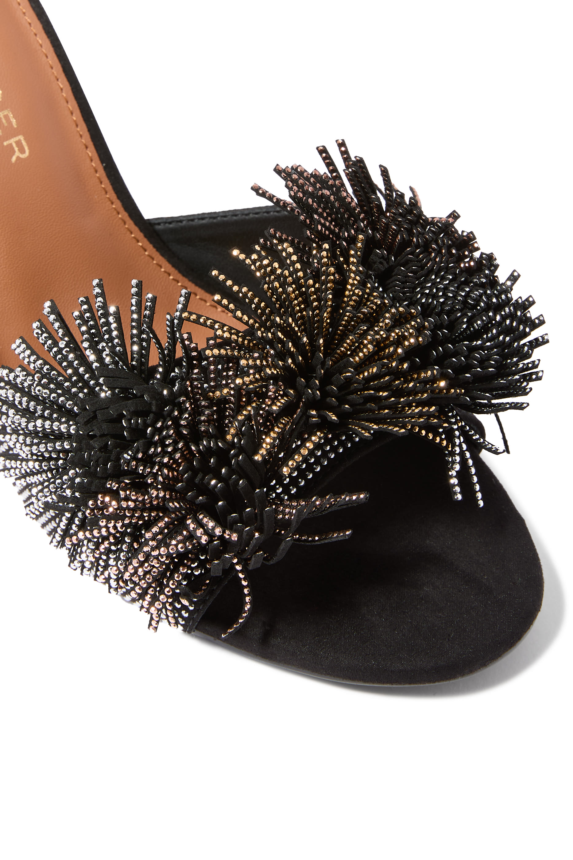 Pom Pom 70 Ankle Tie Sandals