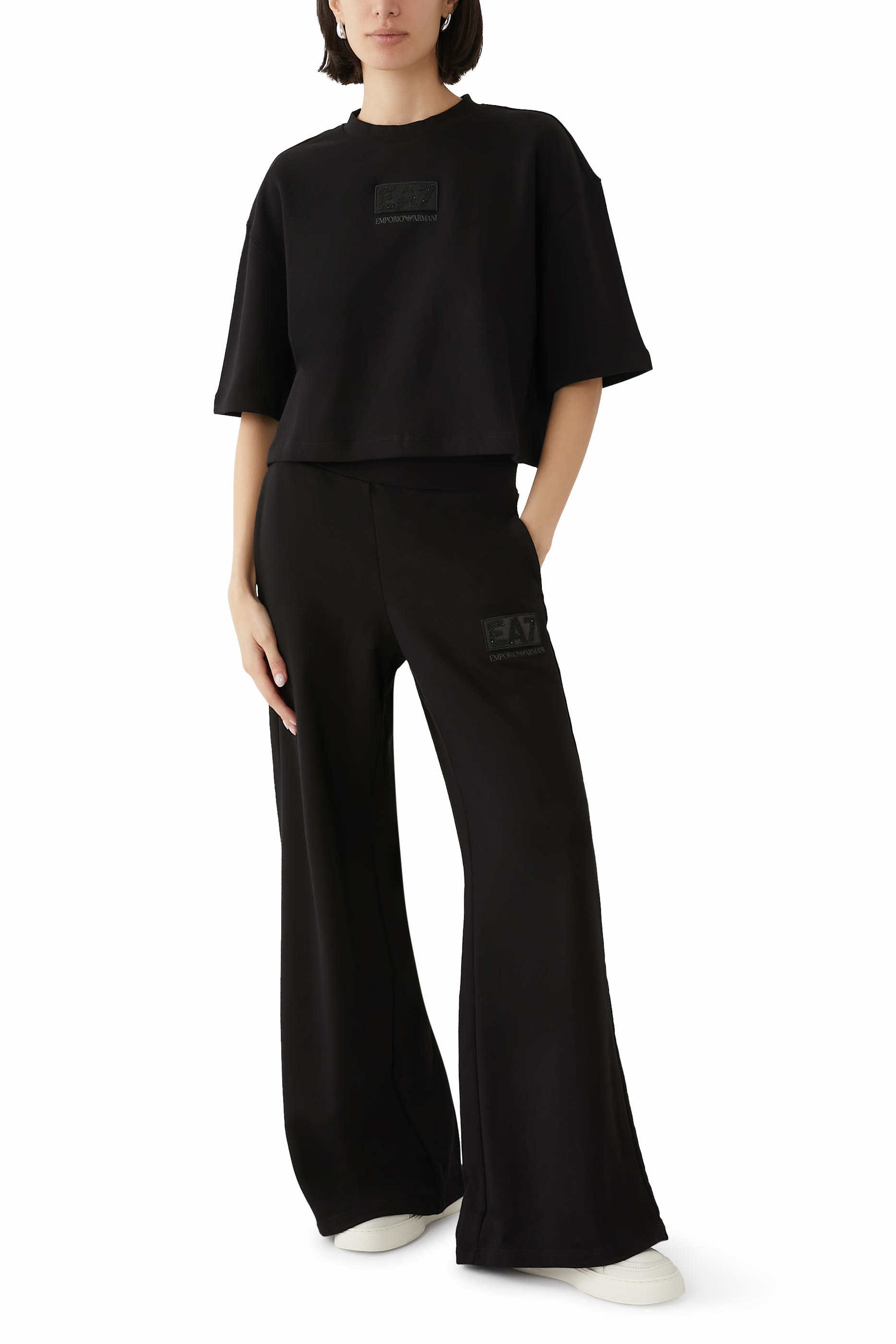 Logo Wide-Leg Trousers
