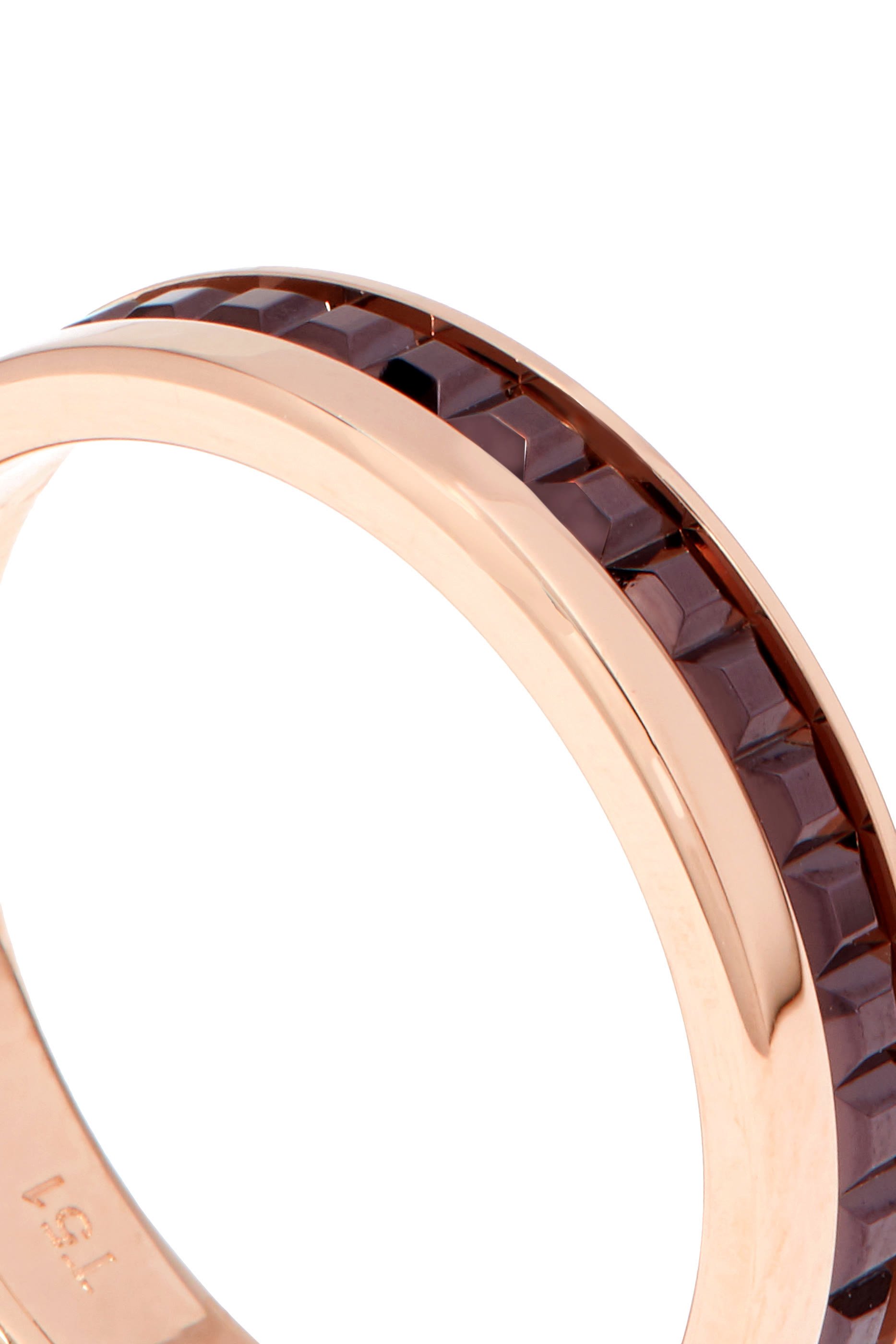 Quatre Classique Wedding Band, 18k Pink Gold