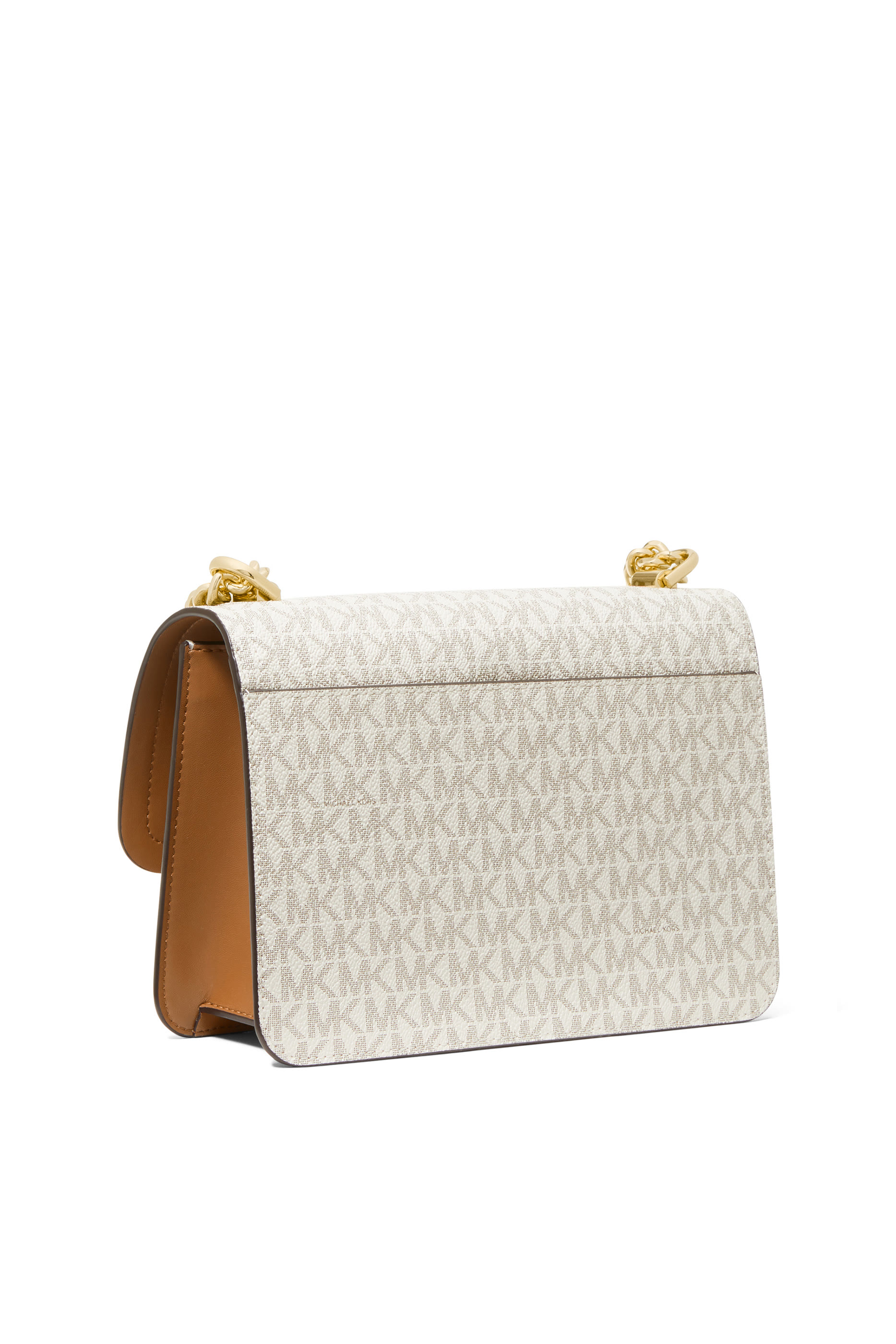 Heather Large Logo Shoulder Bag