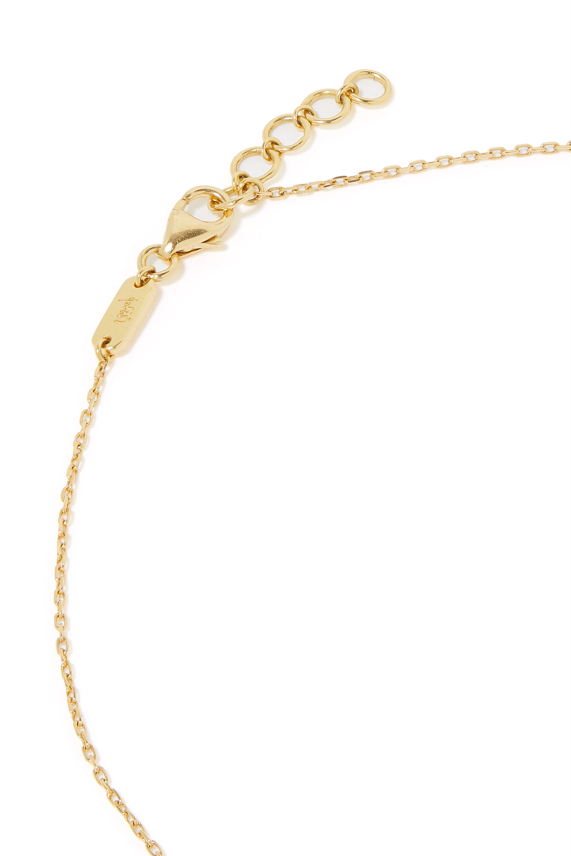 Mina Charm Anklet, 18k Yellow Gold