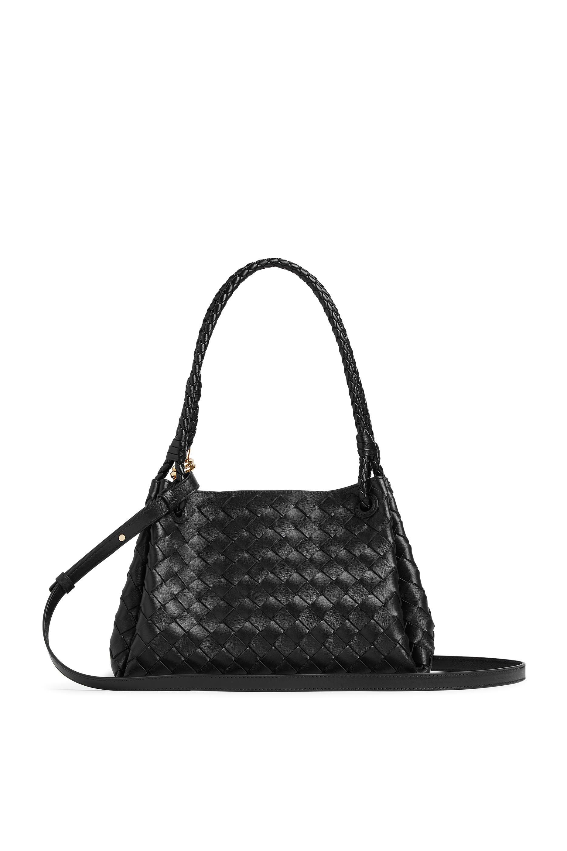 Intrecciato Large Parachute Shoulder Bag