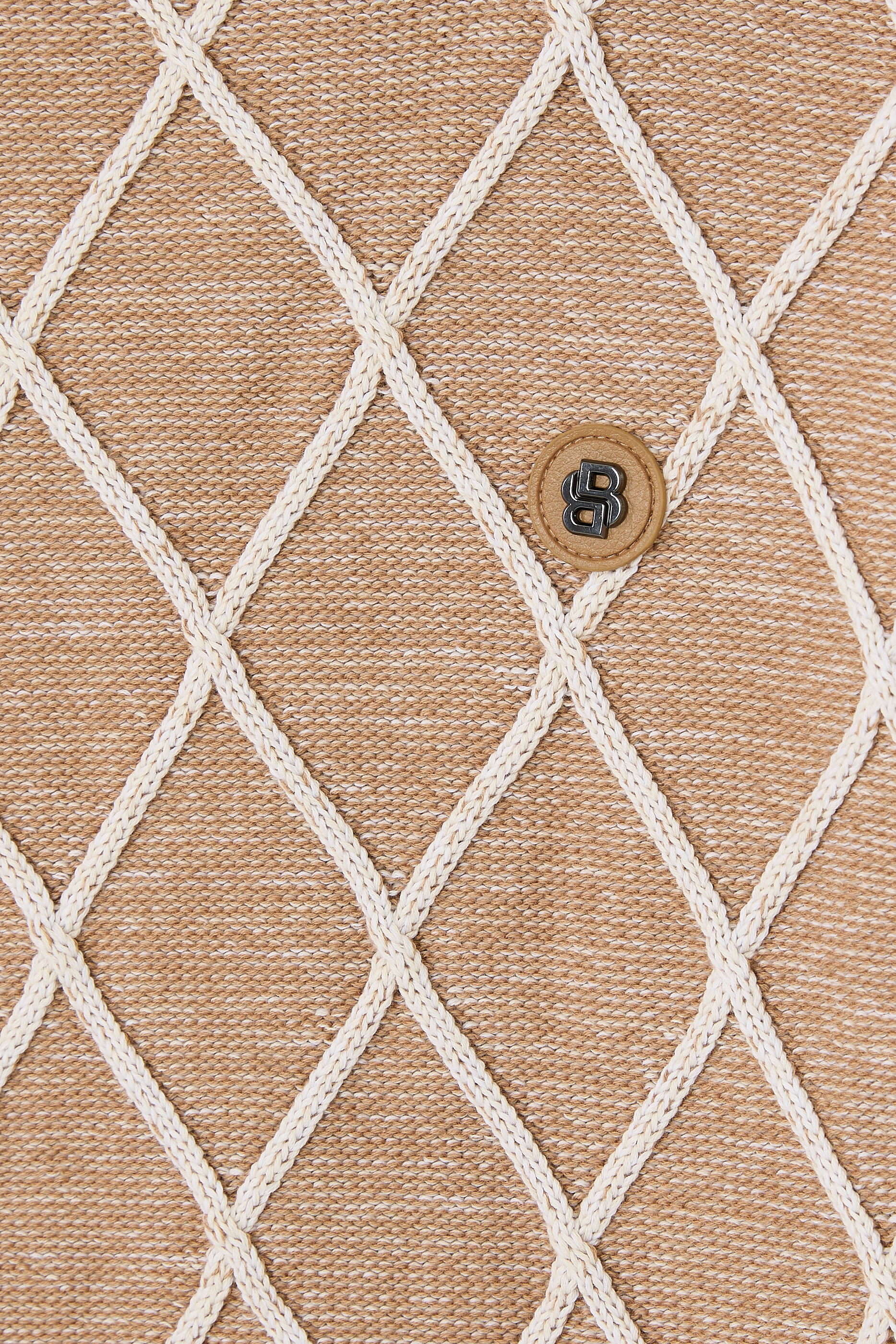 Kids Diamond-Pattern Jumper