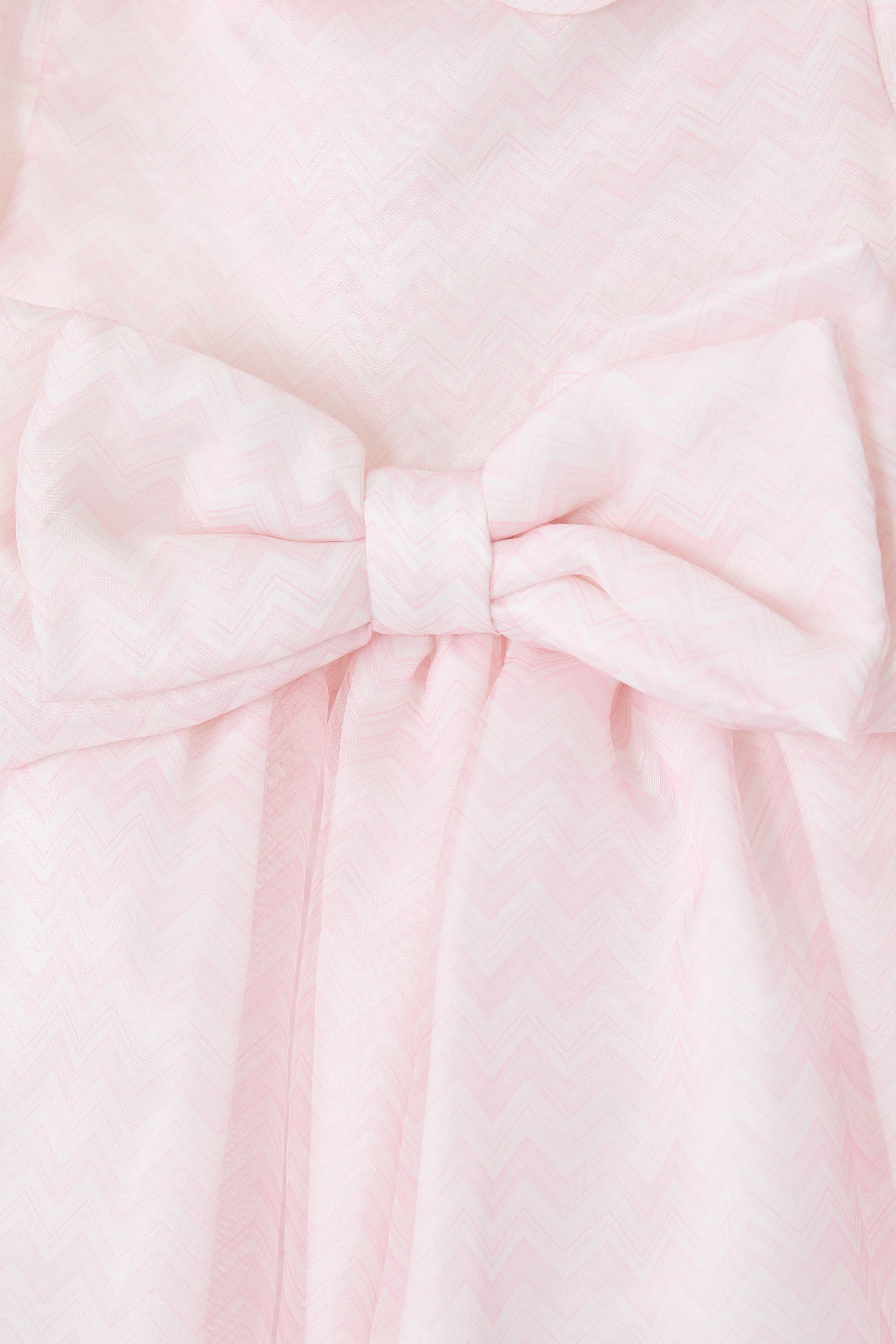 Kids  Zigzag Bow Dress with Briefs