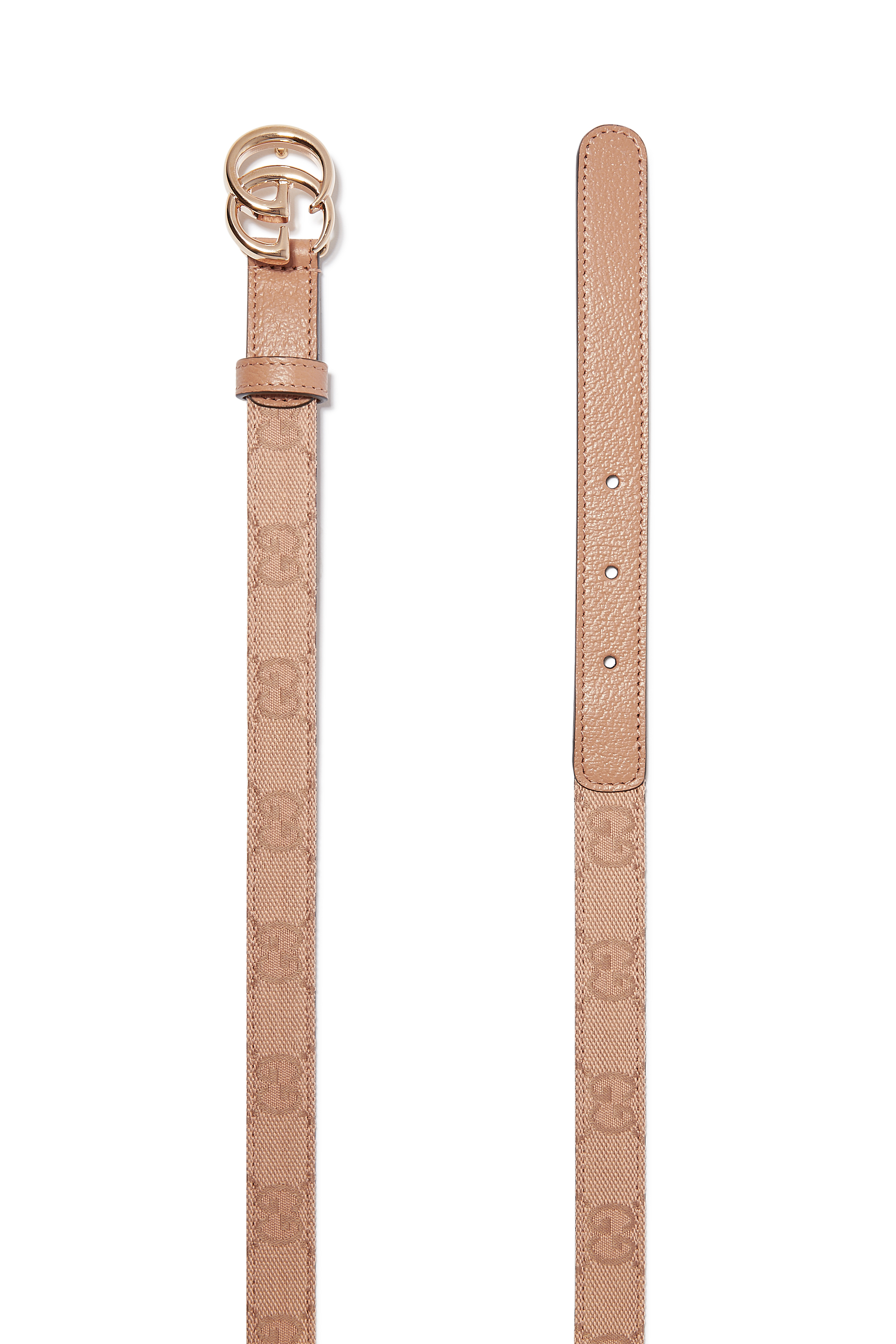 Slim GG Supreme Canvas Belt