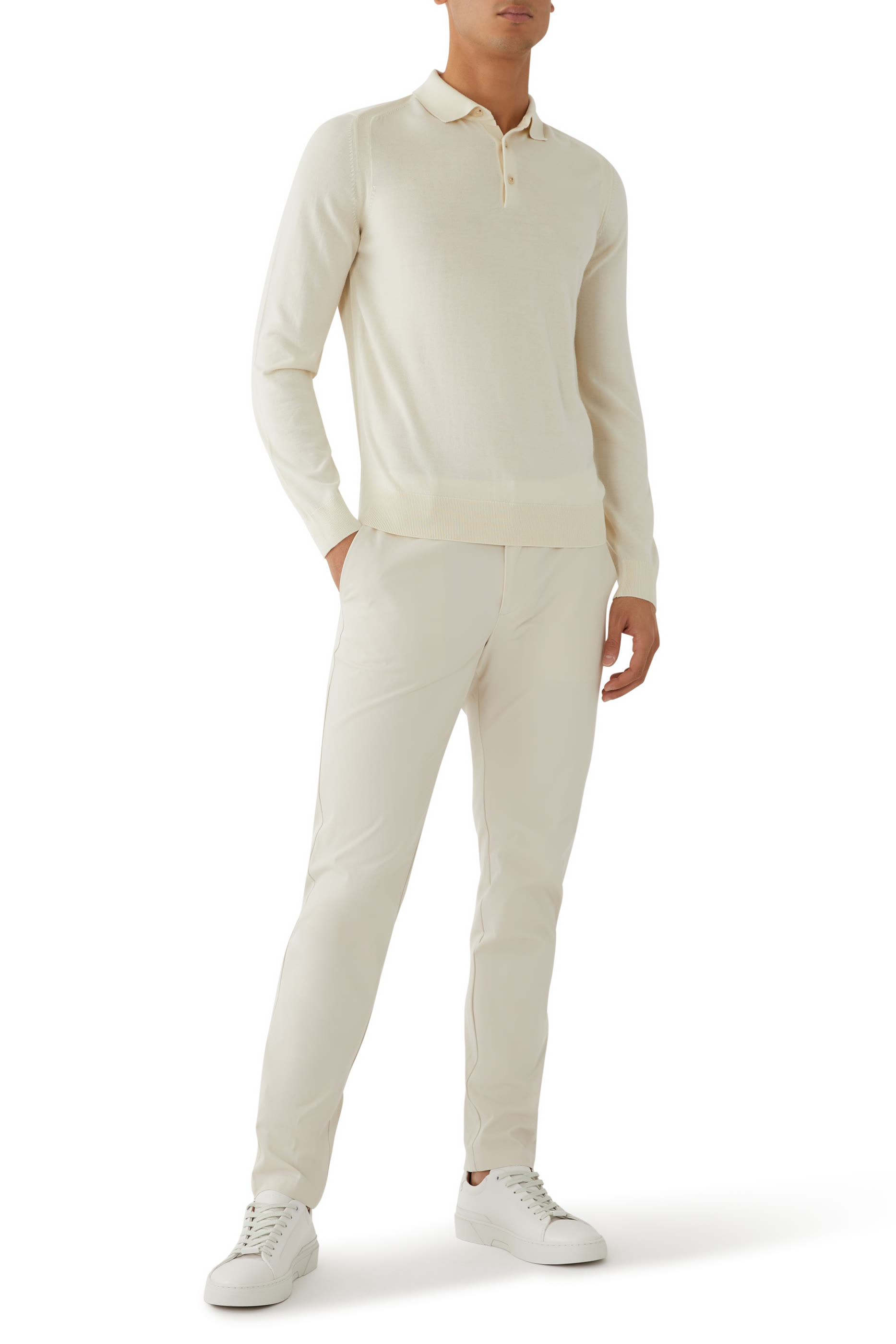 L-Ovio Long Sleeves Polo Shirt