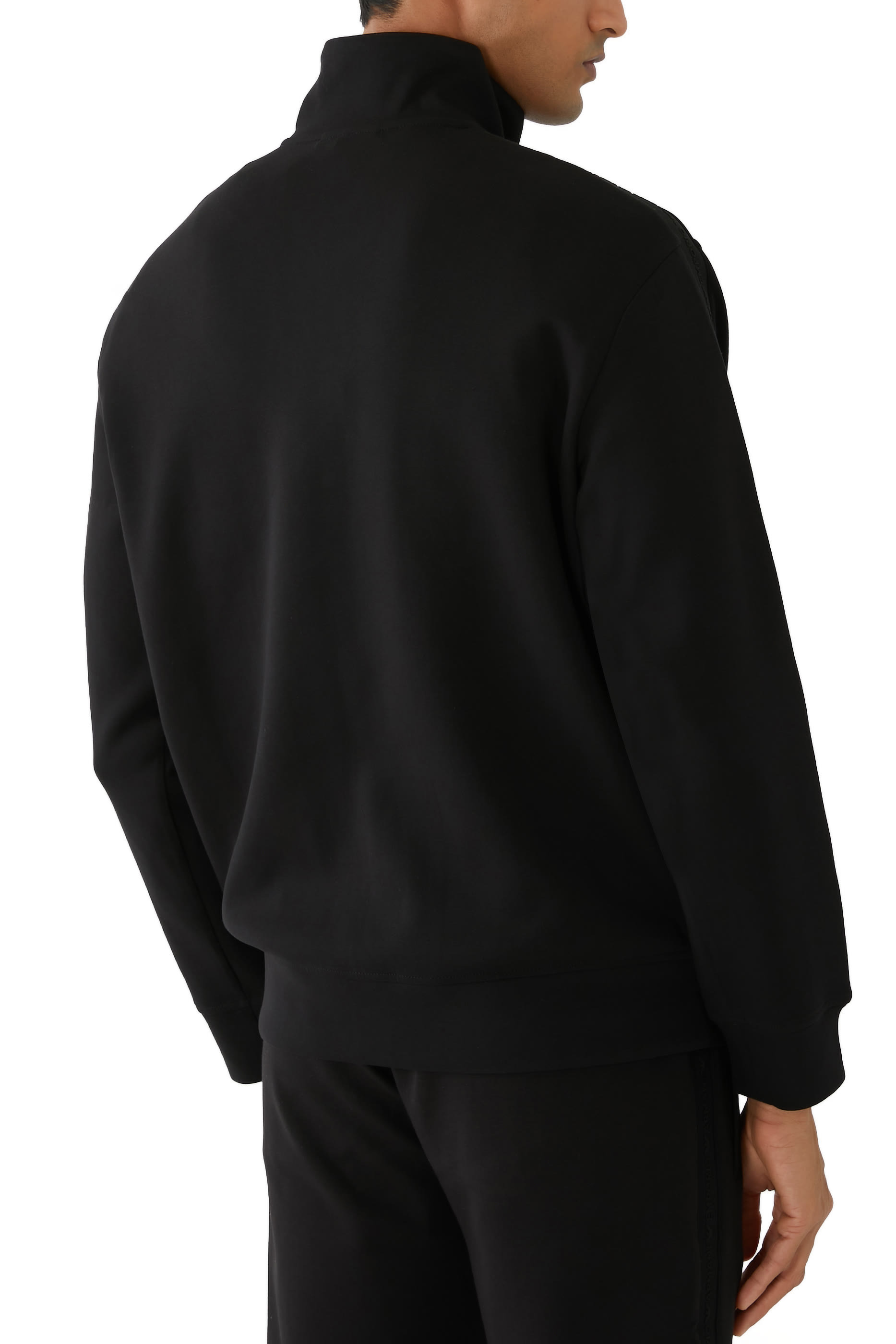 Jersey Zip-Up Sweatshirt
