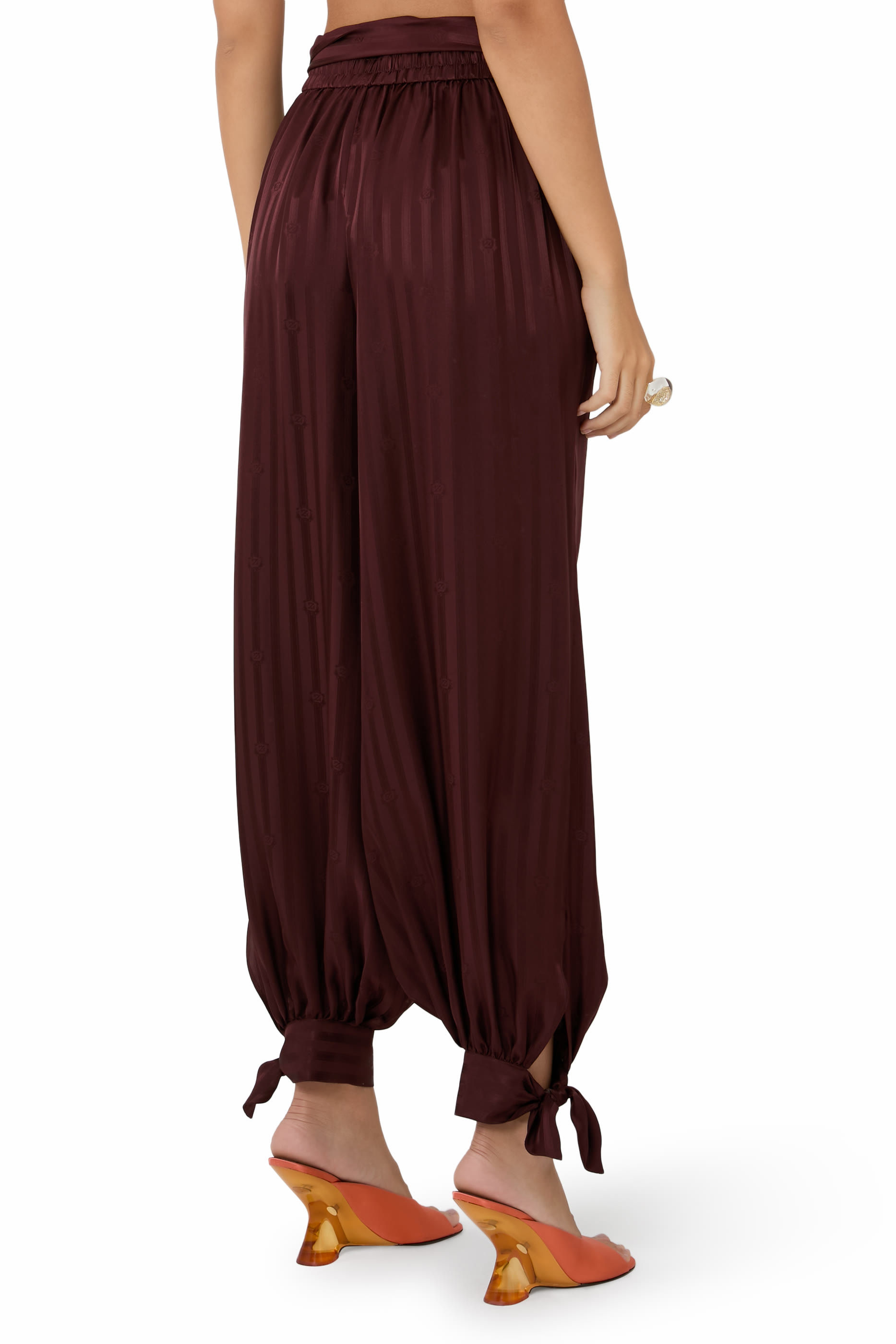 Luna Jacquard Harem Pants