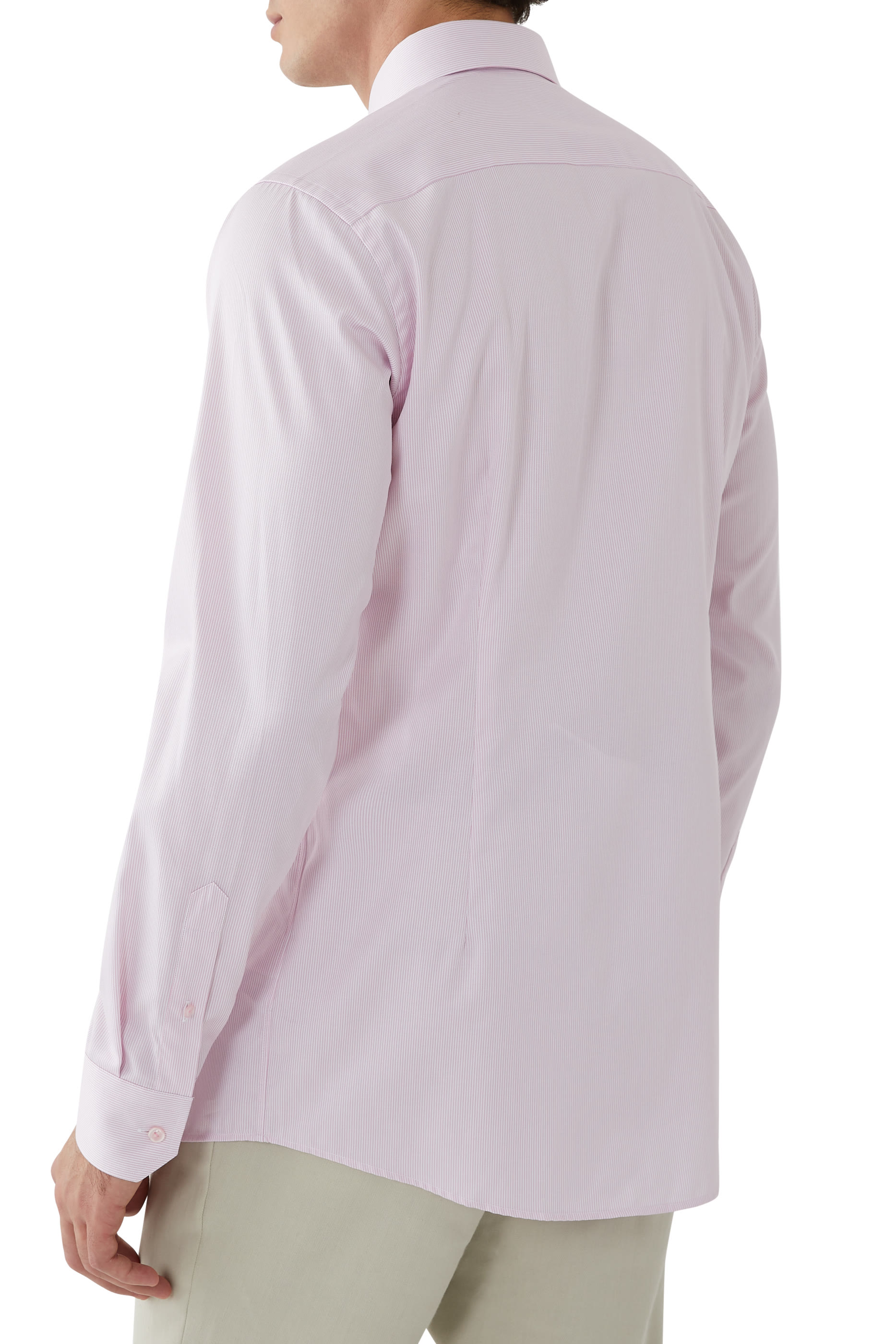 Fine Striped Signature Twill Shirt