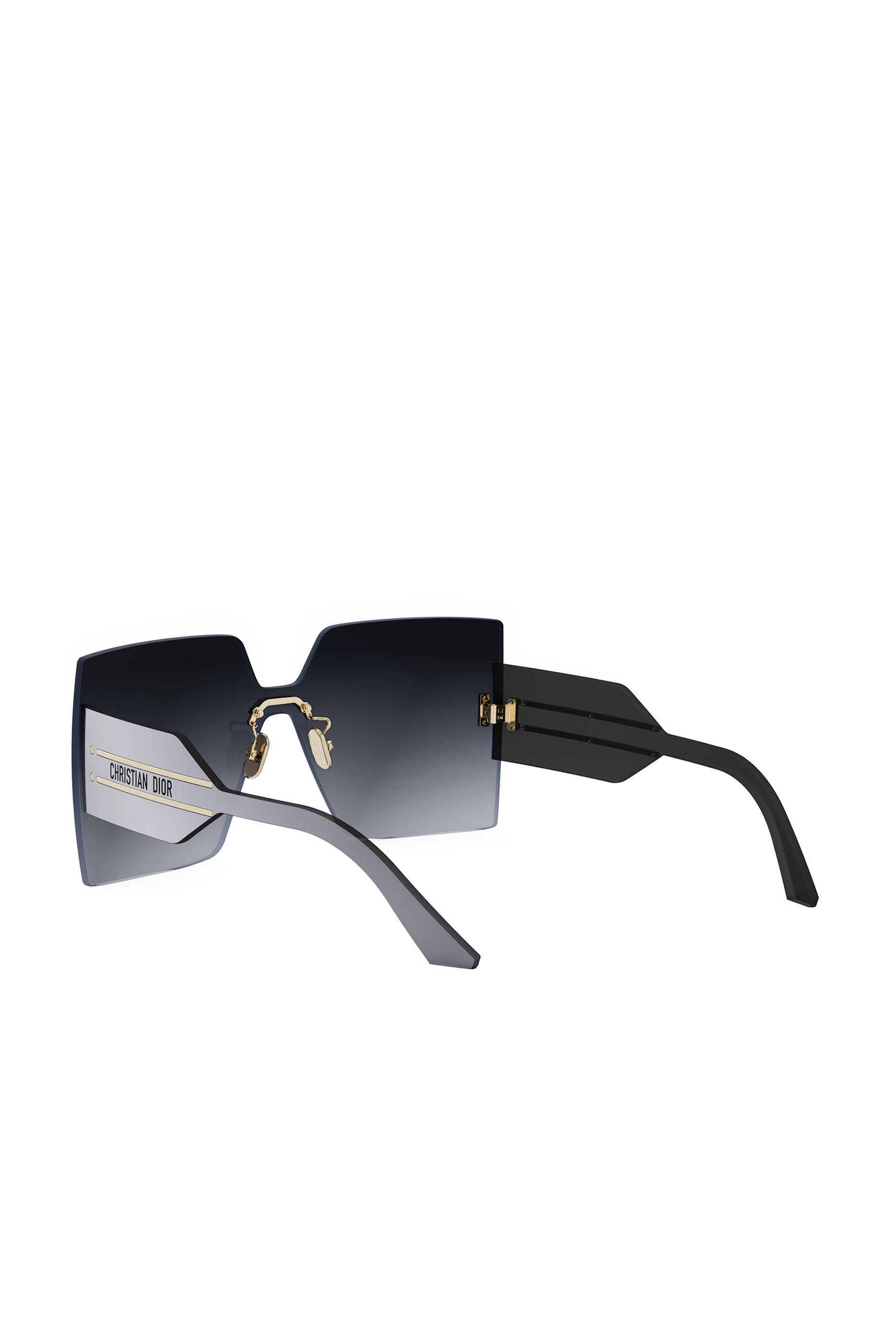 DiorClub M5U Silver Geometric Sunglasses
