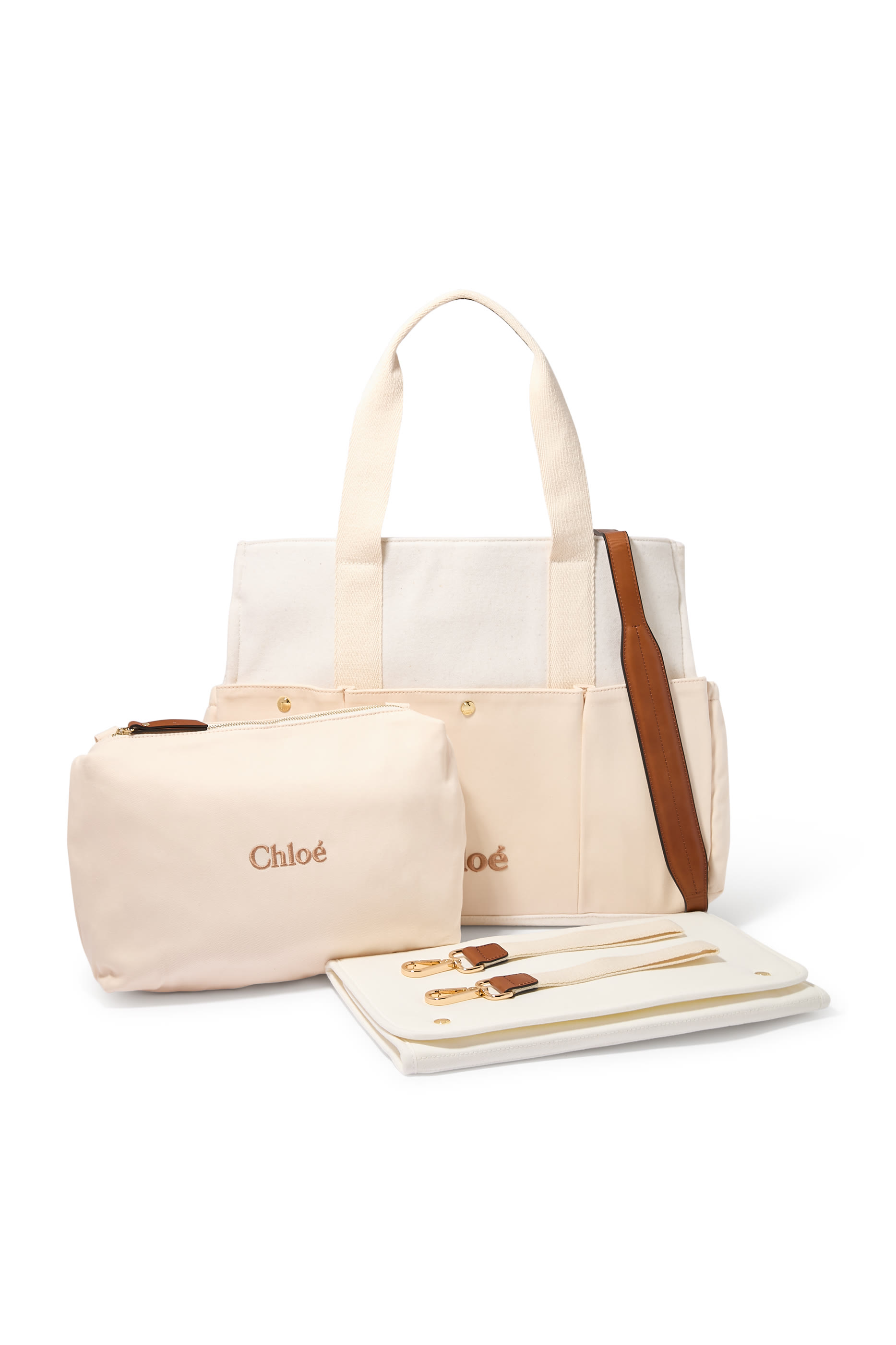 Kids Logo-Embroidered Changing Bag