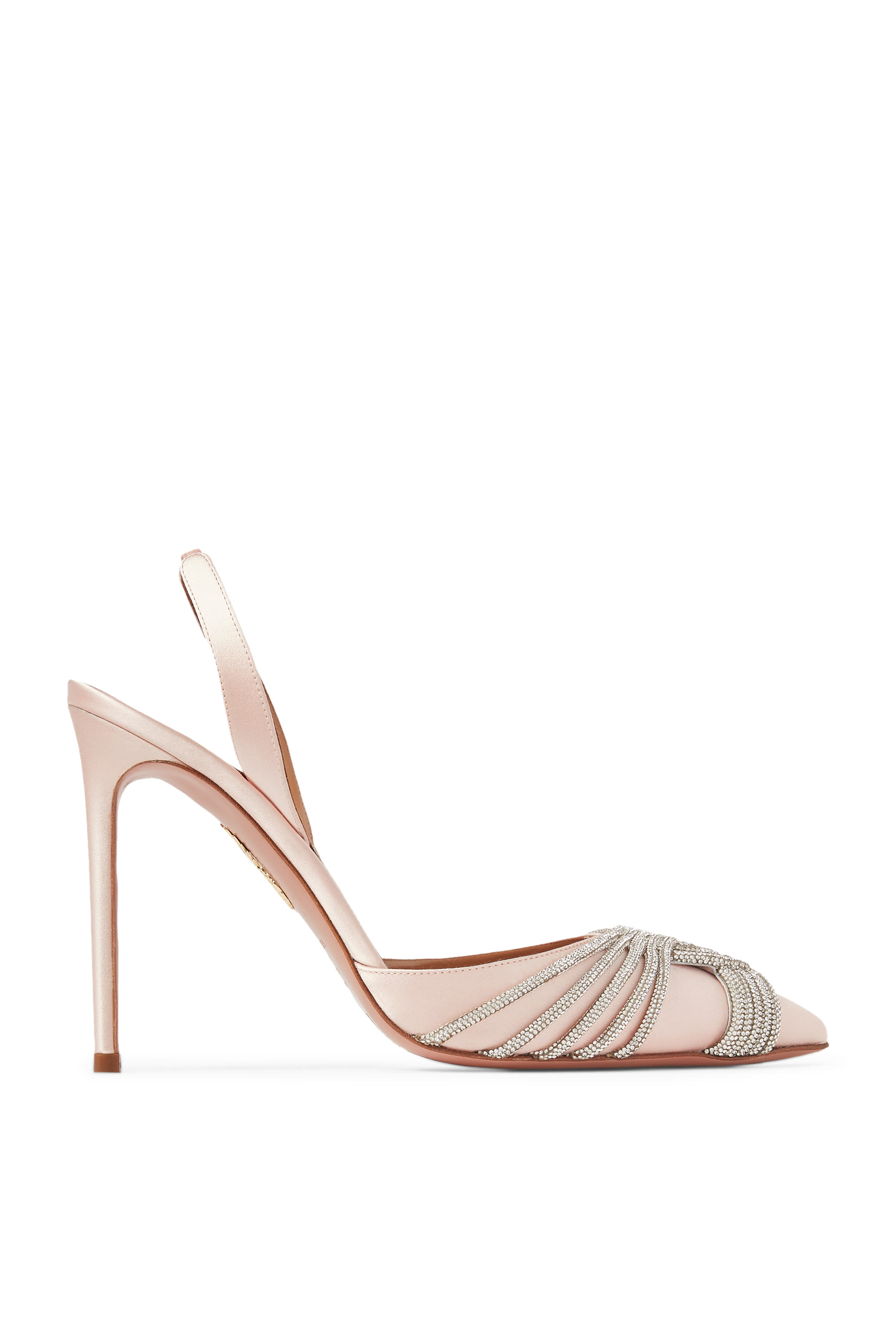 Gatsby Satin Sling Pumps