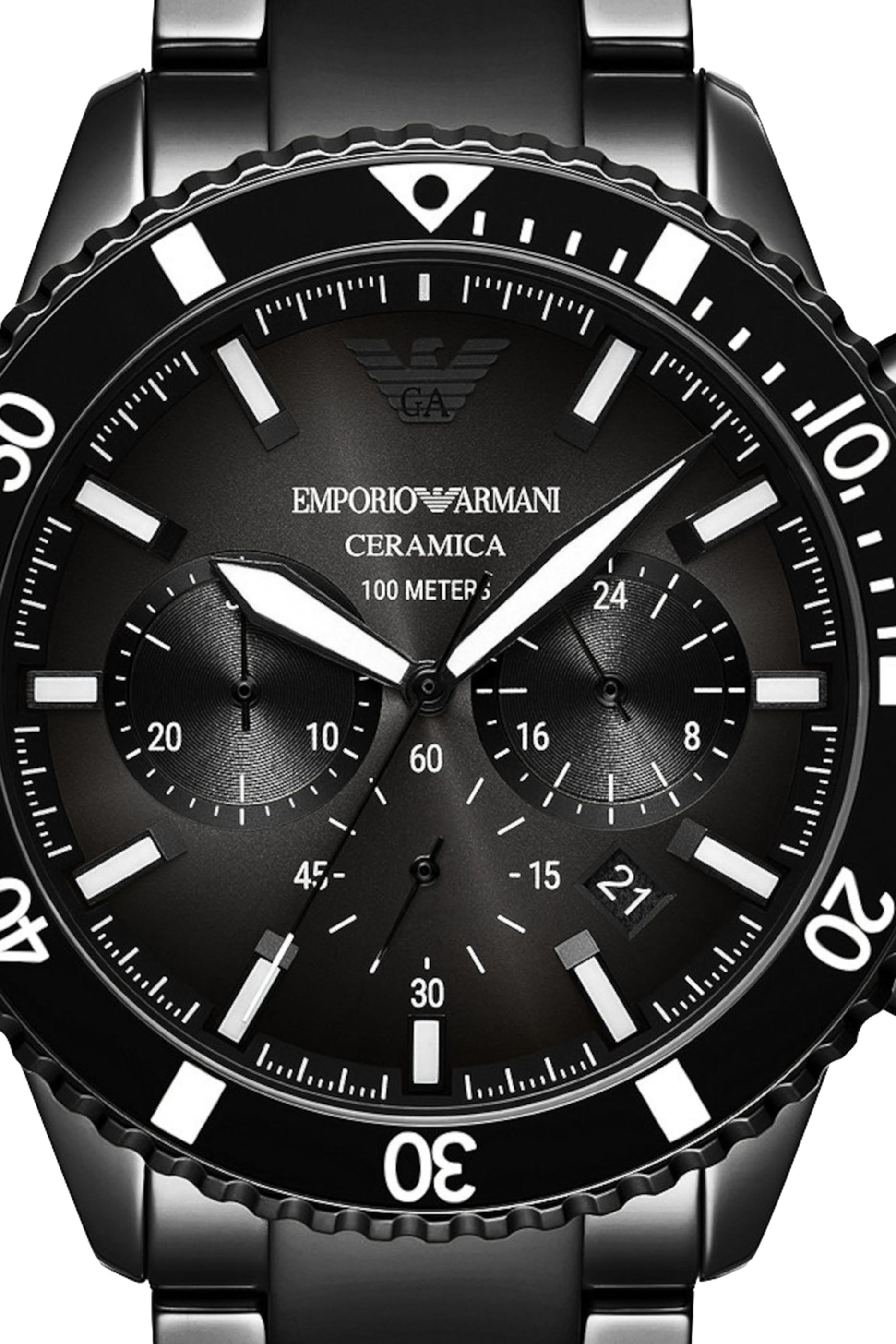 Driver Chronograph Ceramic Watch, 43mm